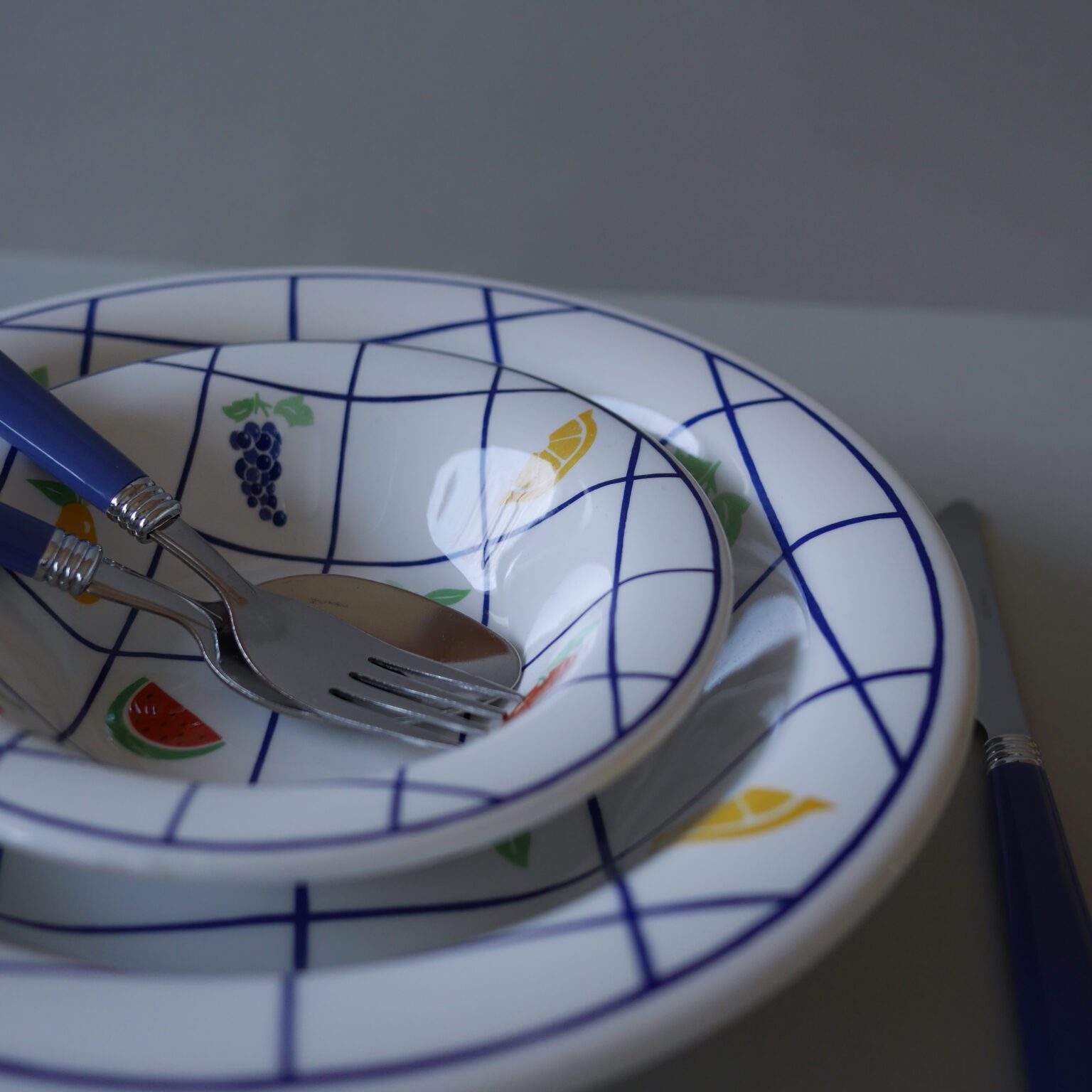Italienske frugtskåle, 2 sæt. 6
