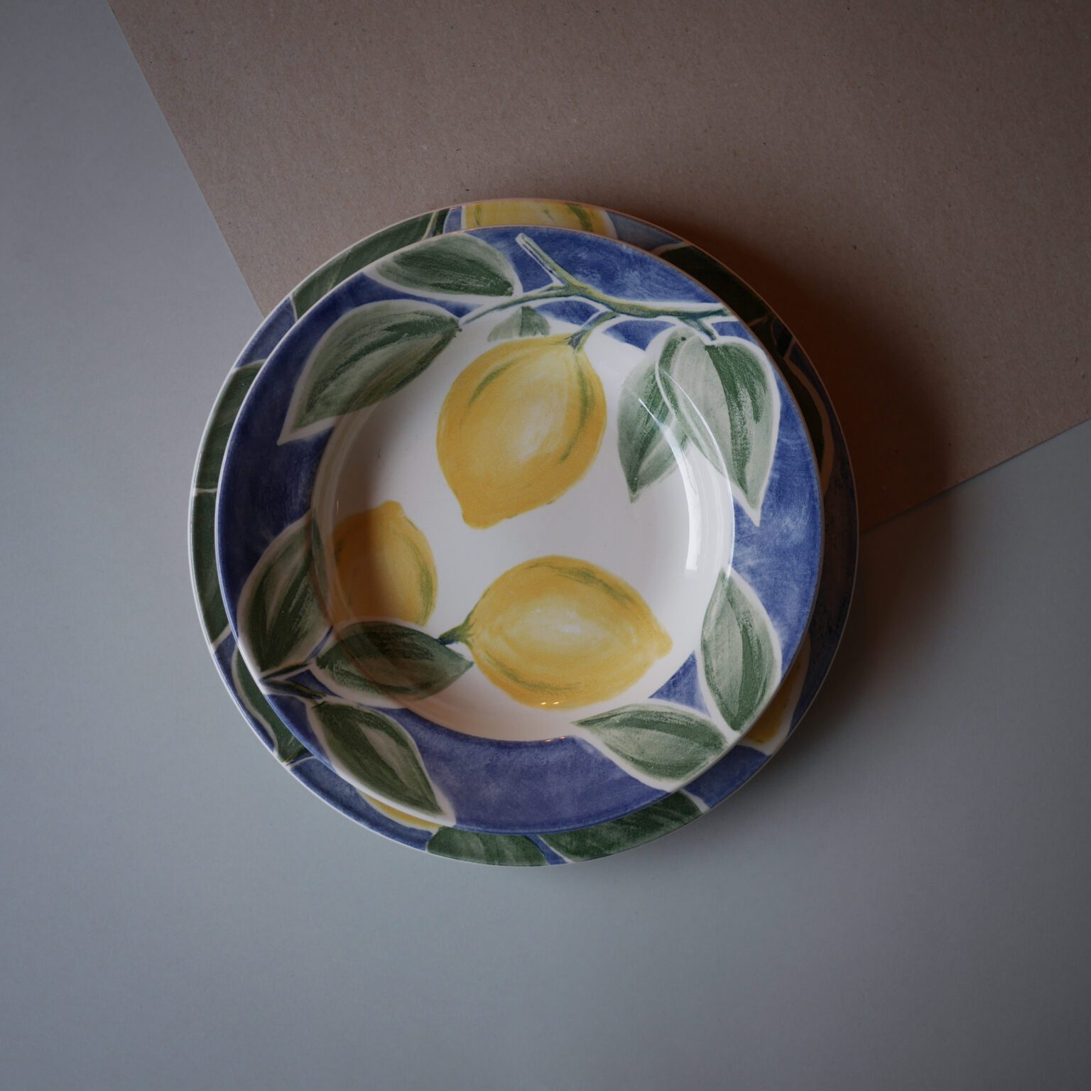 Store citron tallerkner, 6 stk. 4