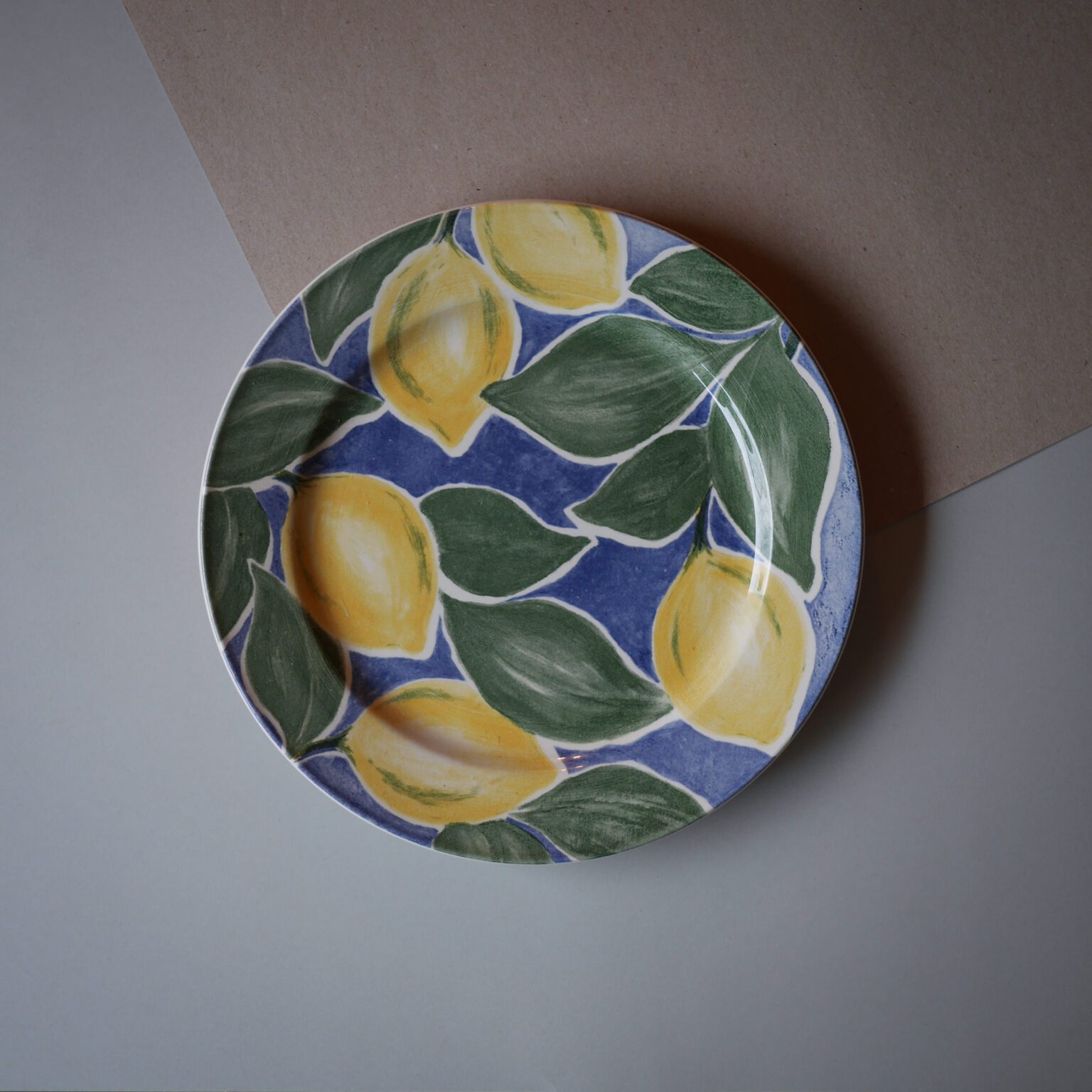 Store citron tallerkner, 6 stk. 6