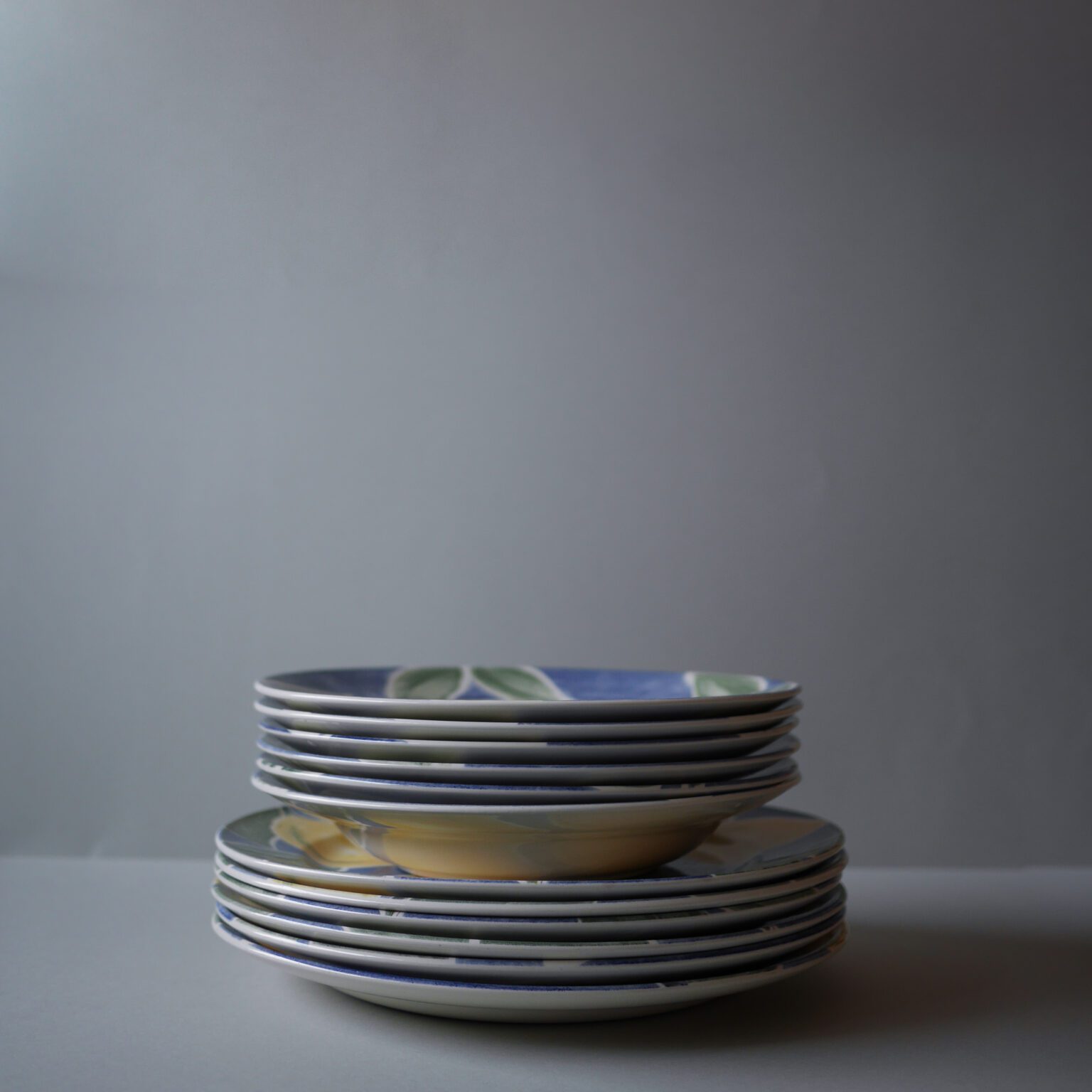 Store citron tallerkner, 6 stk. 3