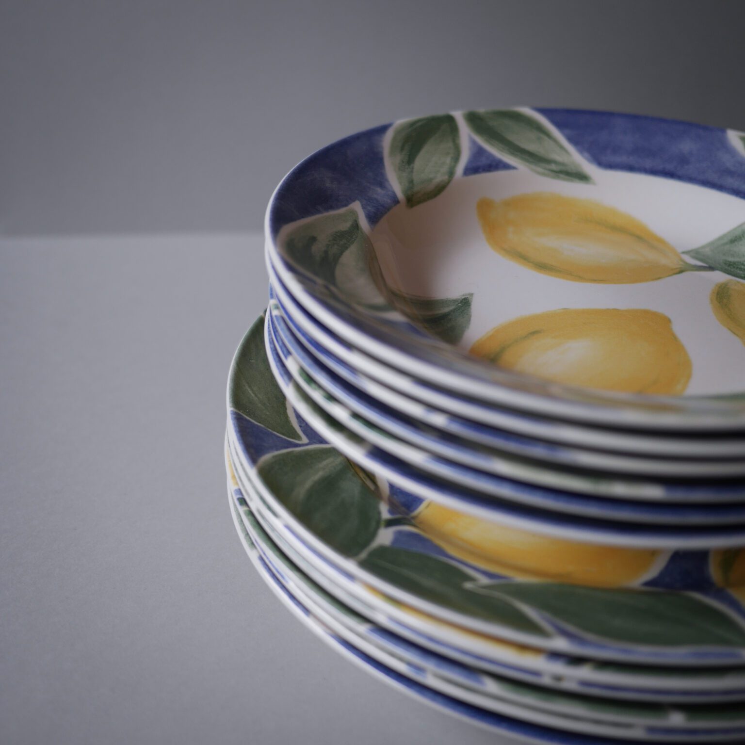 Store citron tallerkner, 6 stk. 5