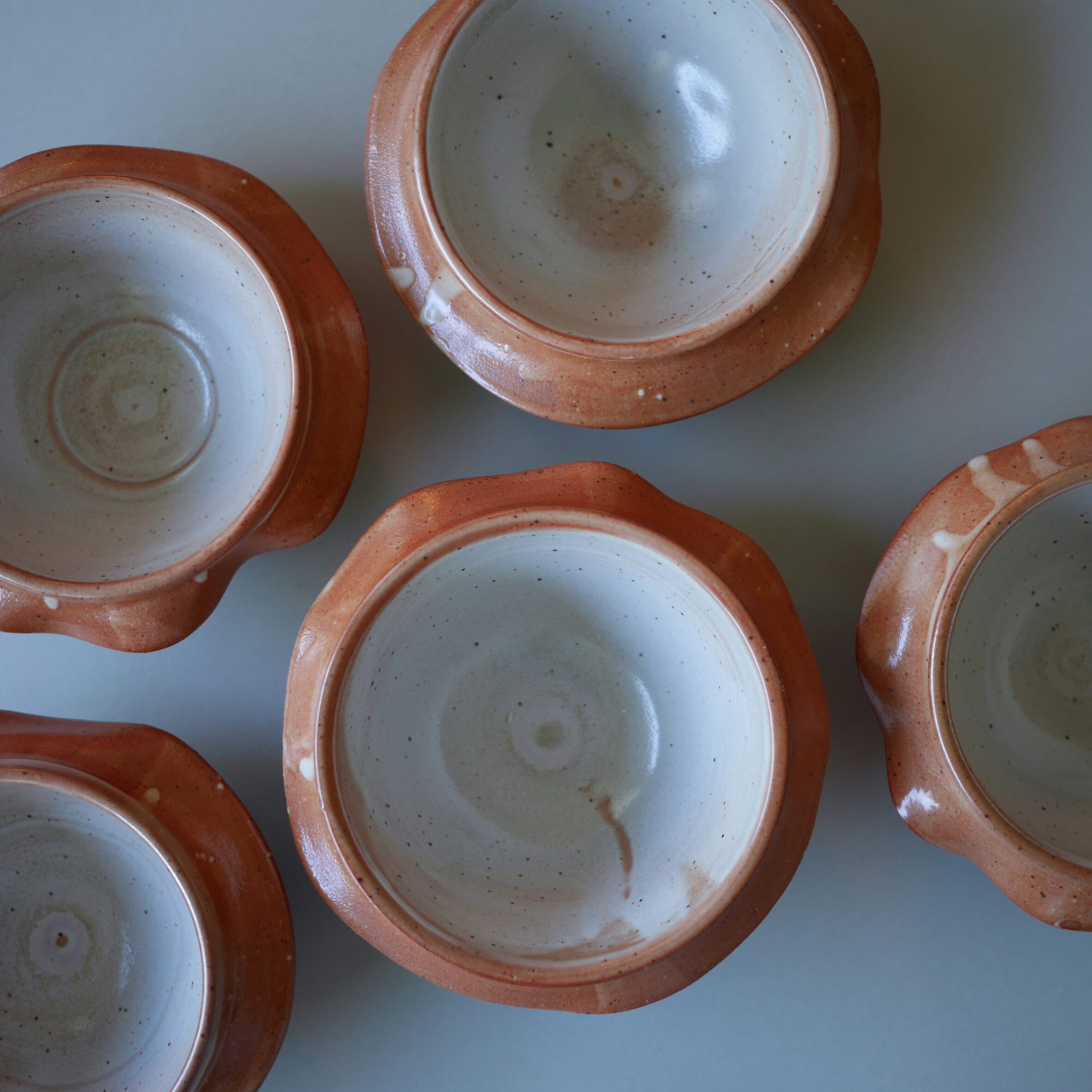 Vintage keramikskåle, 5 stk. 4