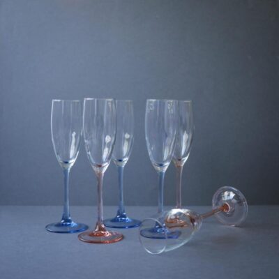 Franske Luminarc champagneglas, 6 stk.