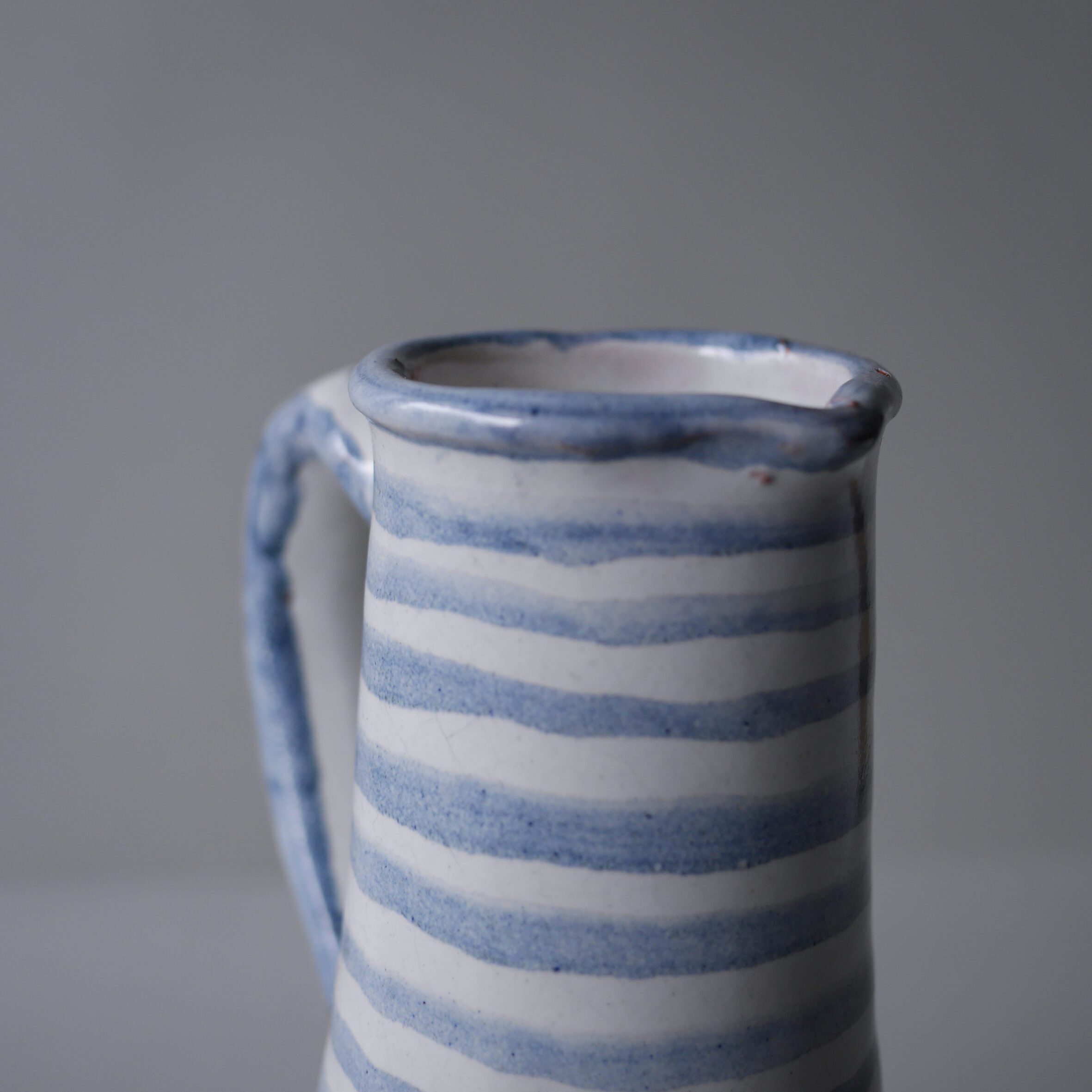 Blå Keramik Kandevase 6