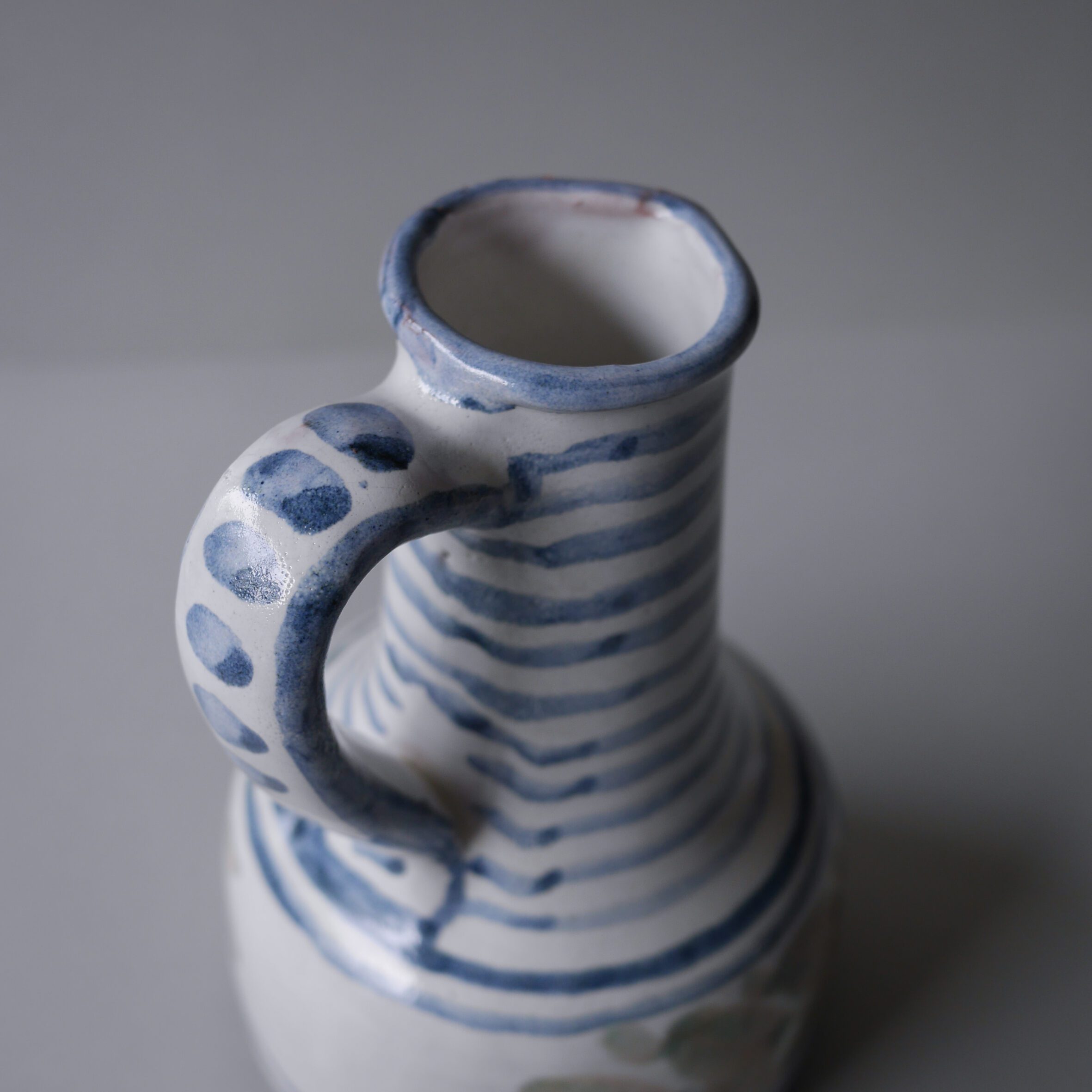 Blå Keramik Kandevase 4