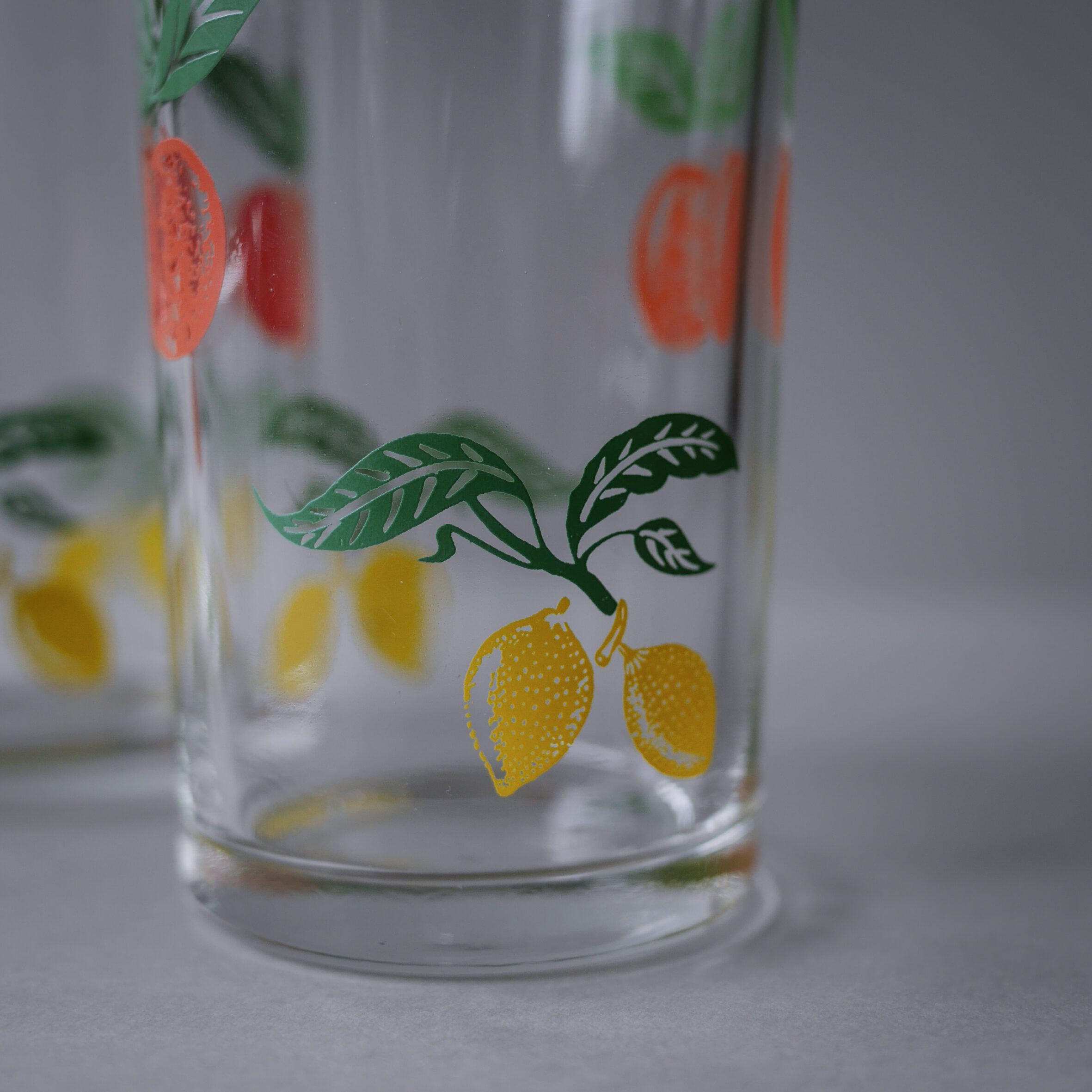 Vandglas med Frugter, 3 stk. 4