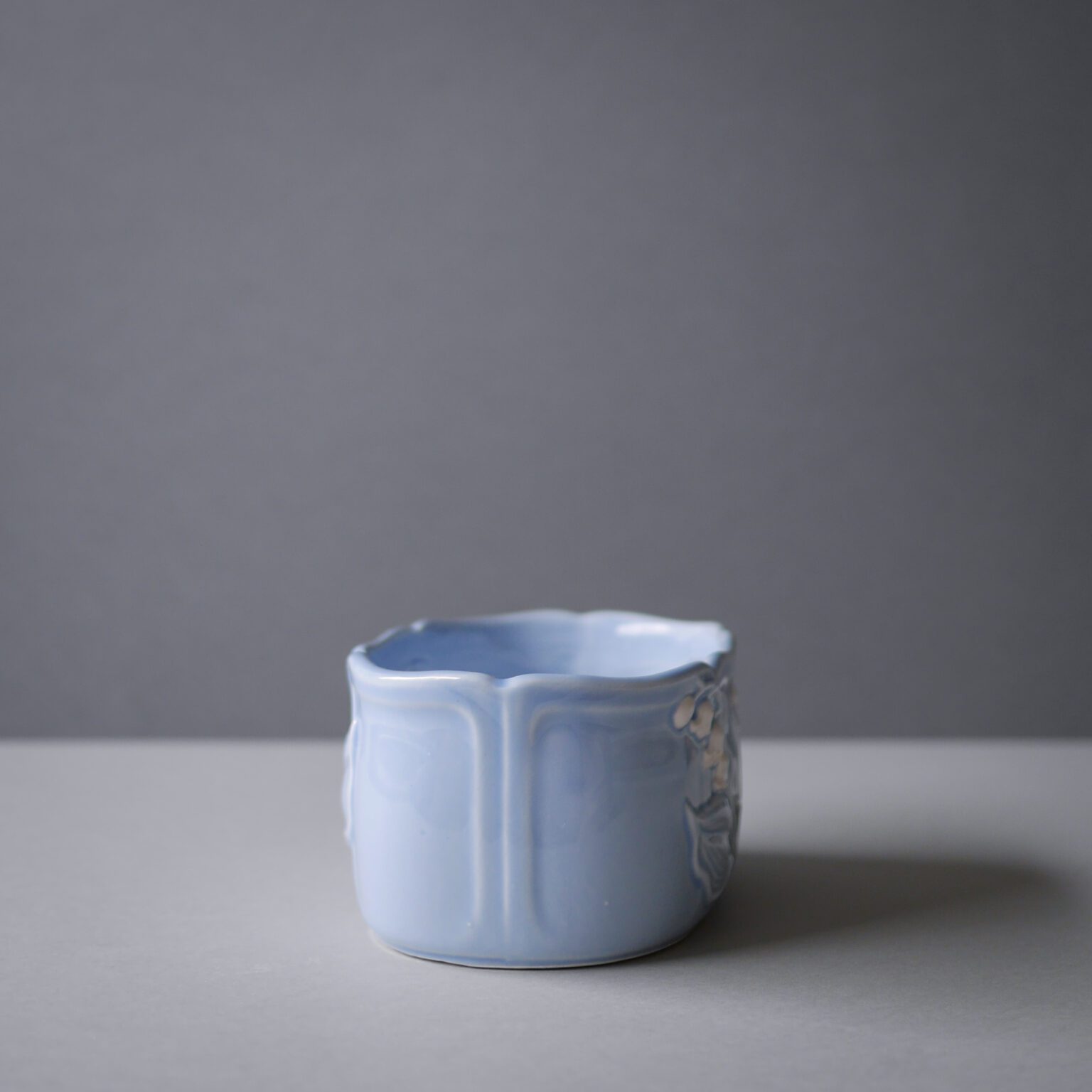 Lyseblå Porcelænskrukke 6