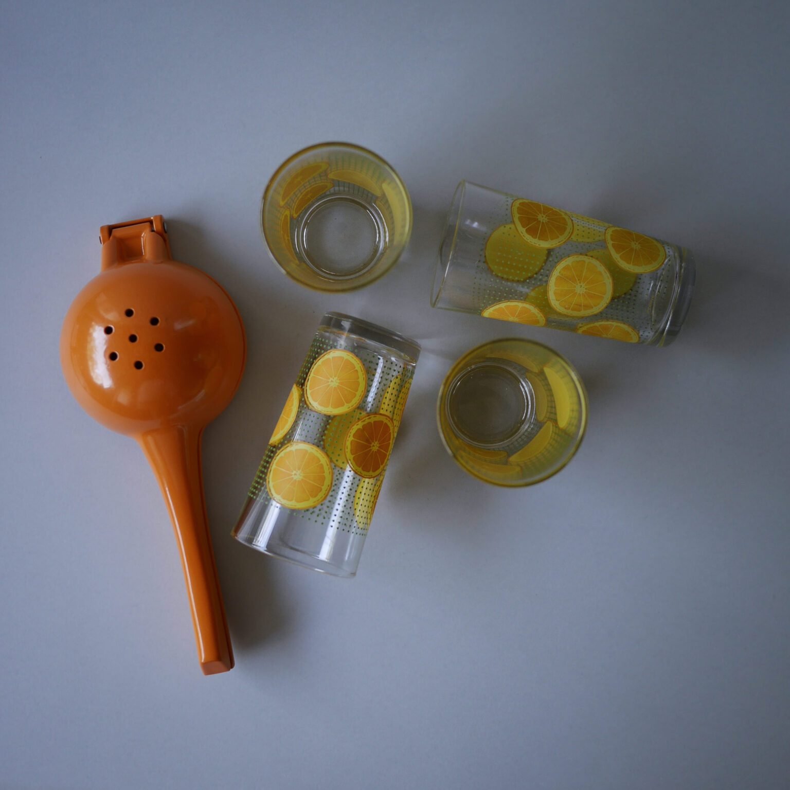 Vandglas med Frugter, 4 stk. 3