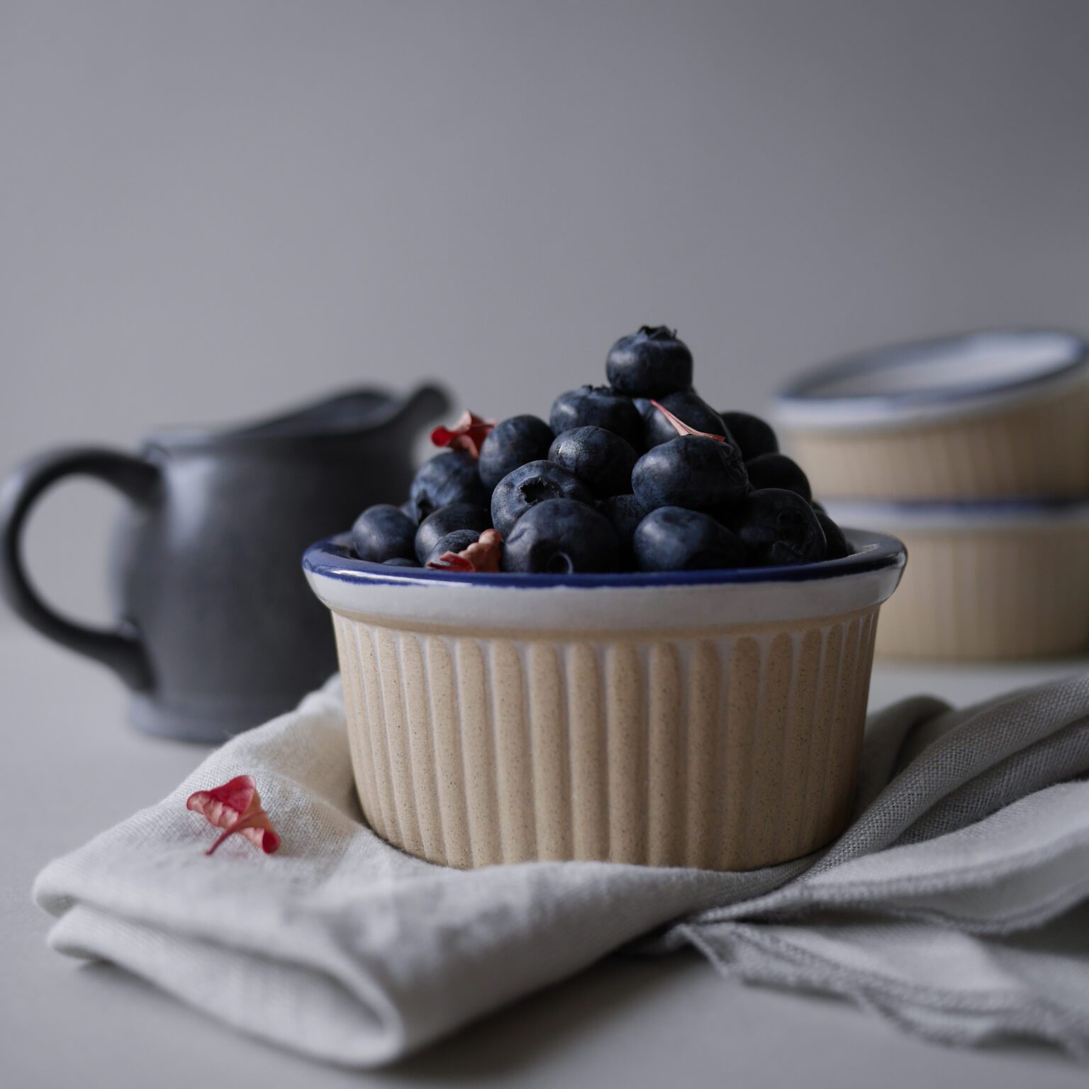 Beige Ramekin Skåle, 5 stk. 3