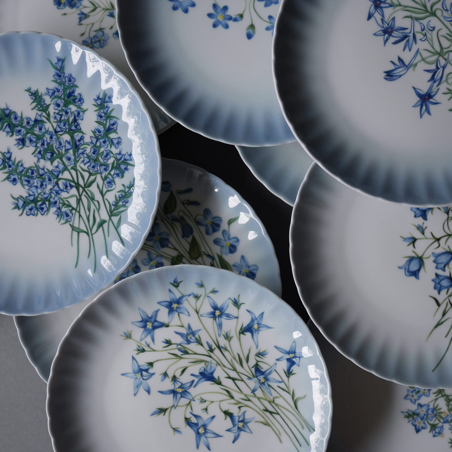 Blomstrede Svanholm Frokosttallerkner, 15. stk. 5