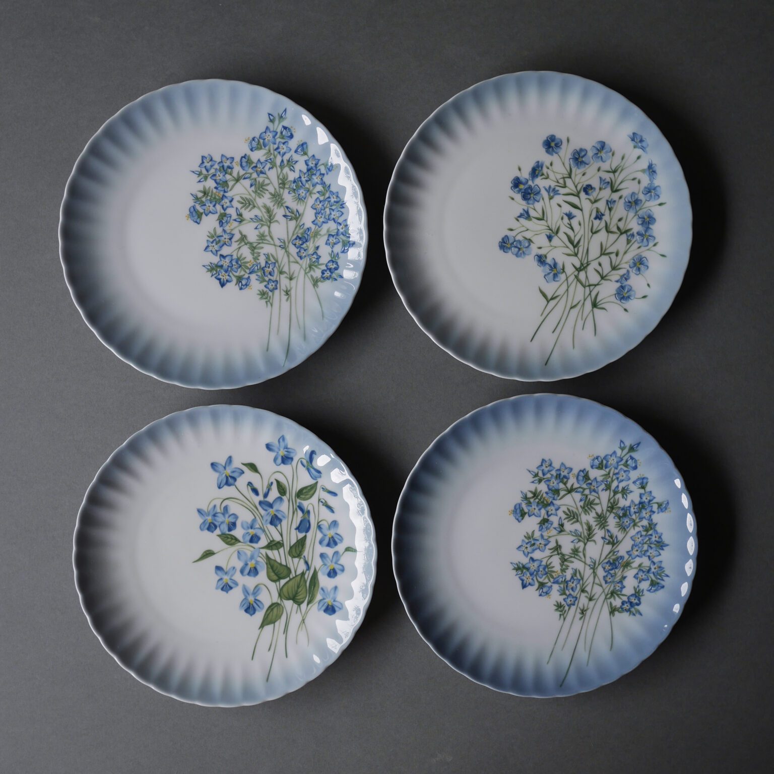 Blomstrede Svanholm Frokosttallerkner, 15. stk. 6