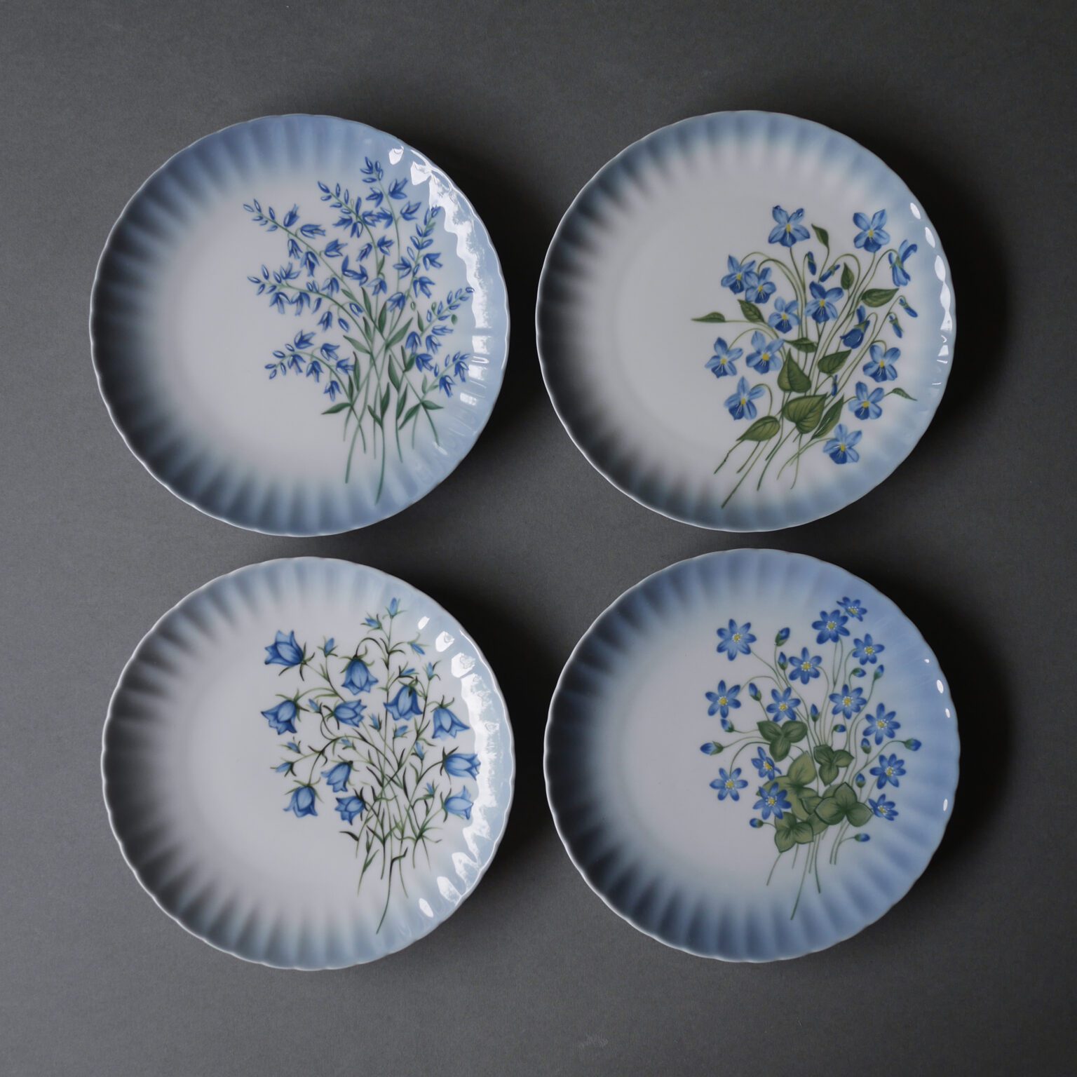 Blomstrede Svanholm Frokosttallerkner, 15. stk. 7