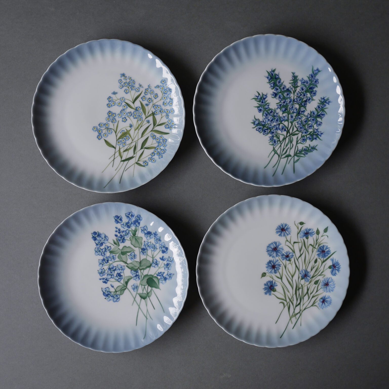 Blomstrede Svanholm Frokosttallerkner, 15. stk. 8
