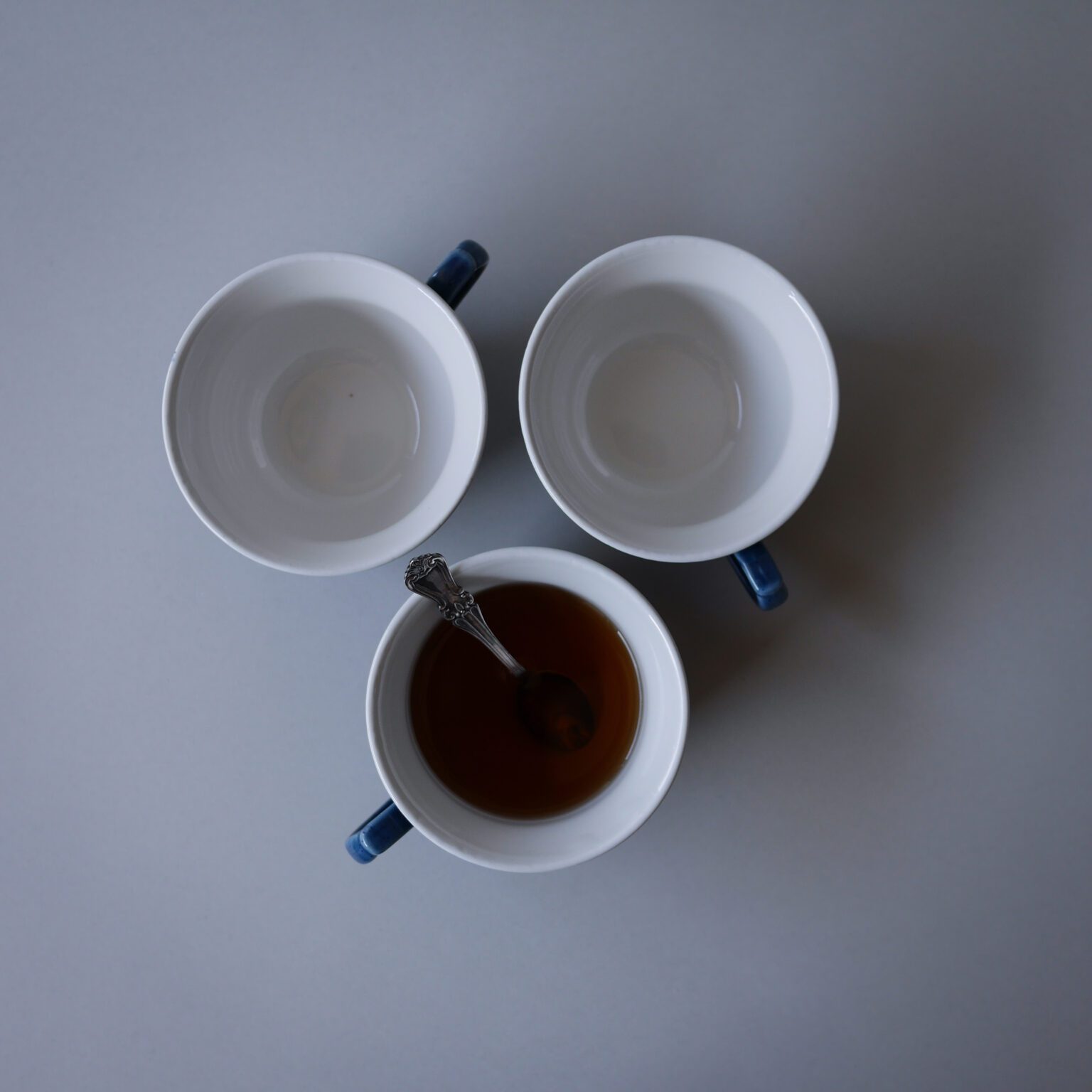 Blå Kaffekopper, 3 stk. 4