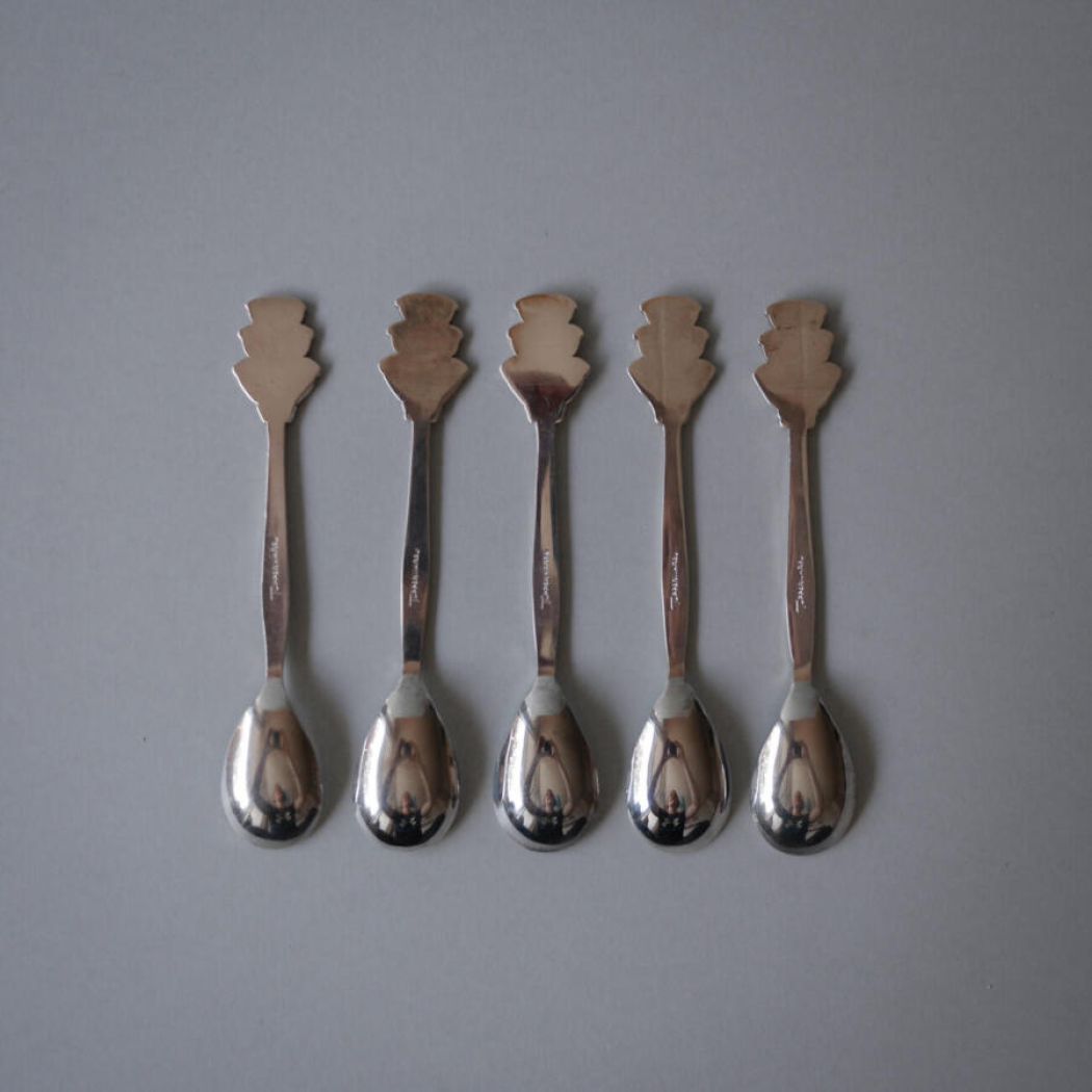 Små Sølv Teskeer, 5 stk. 4