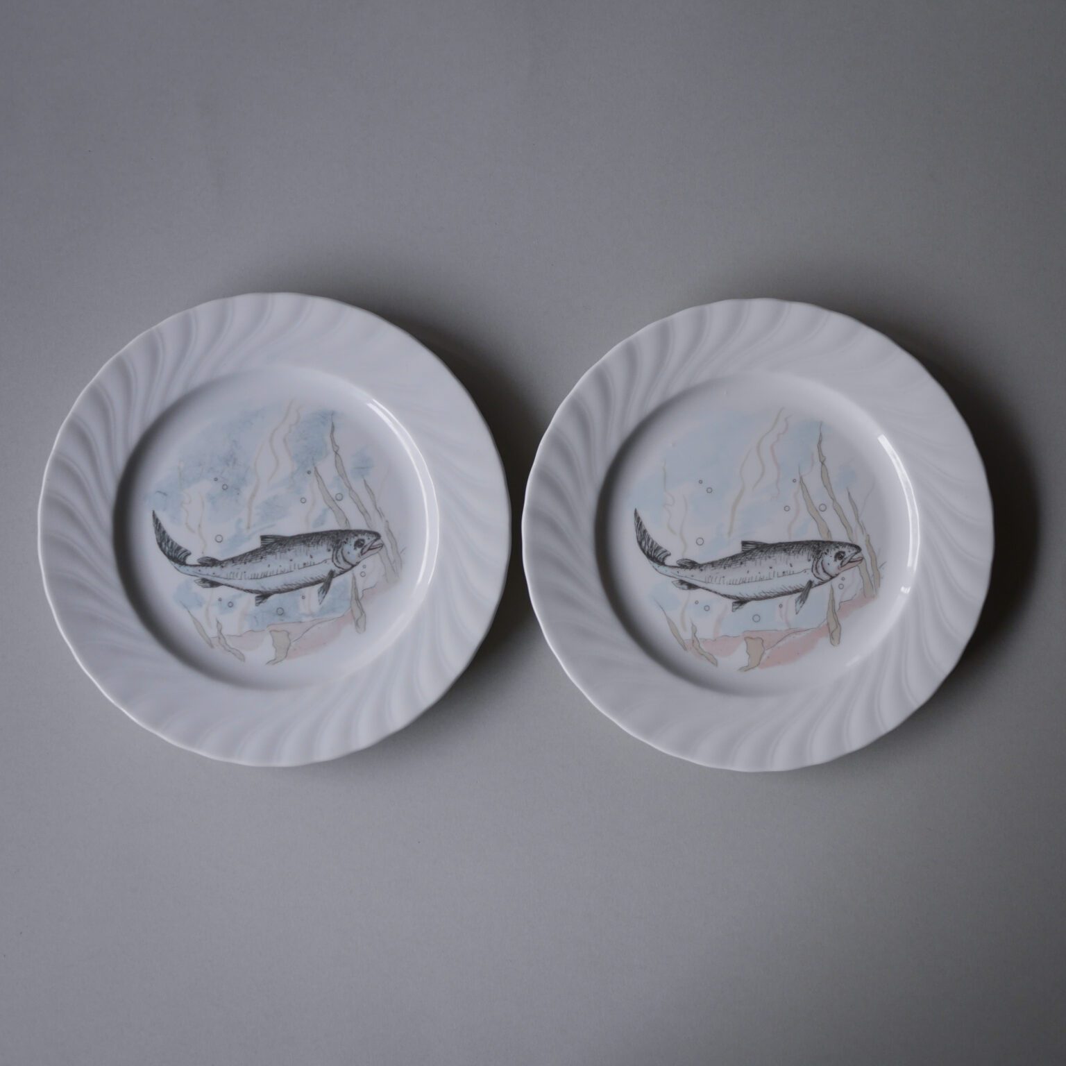 Fisketallerkner med swirl, 8 stk. 5