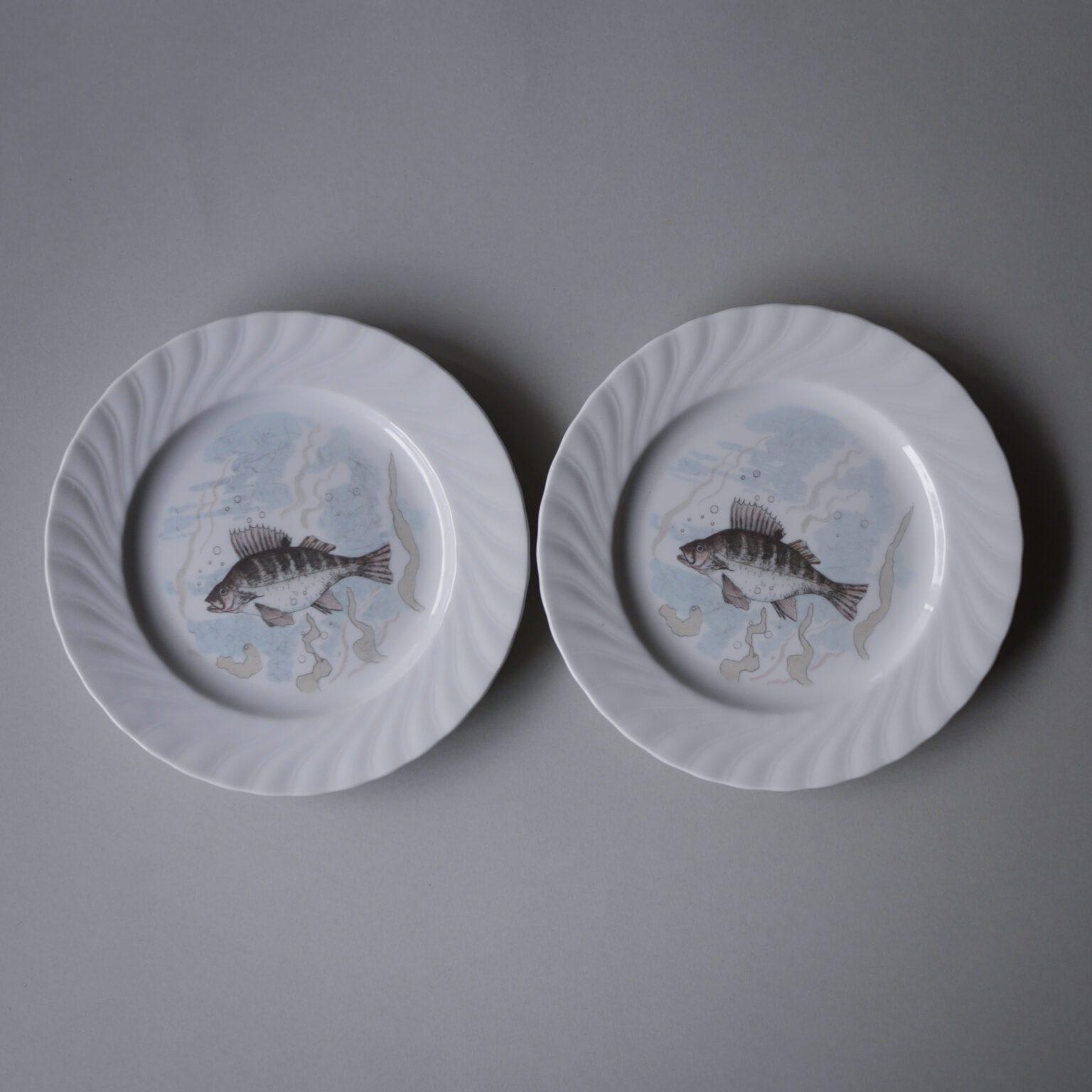 Fisketallerkner med swirl, 8 stk. 6