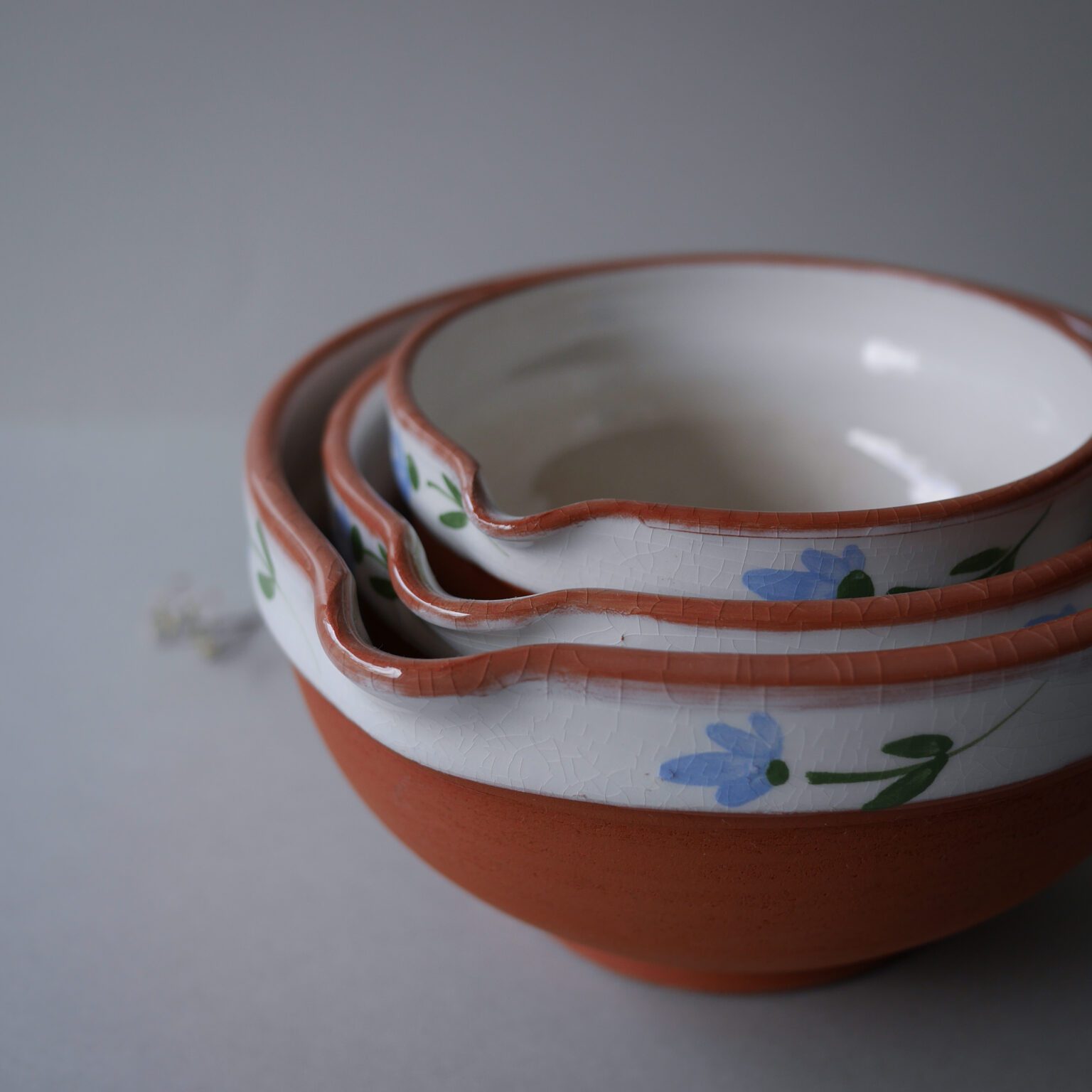 Vintage Keramik Skåle, 3 stk. 6