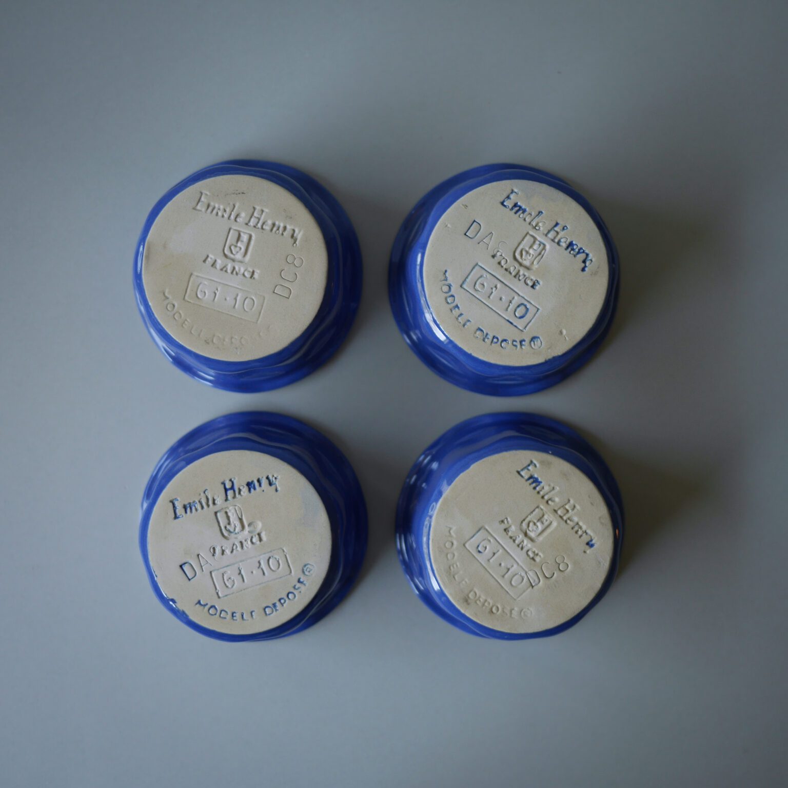 Blå Ramekin Skåle, 4 stk. 7