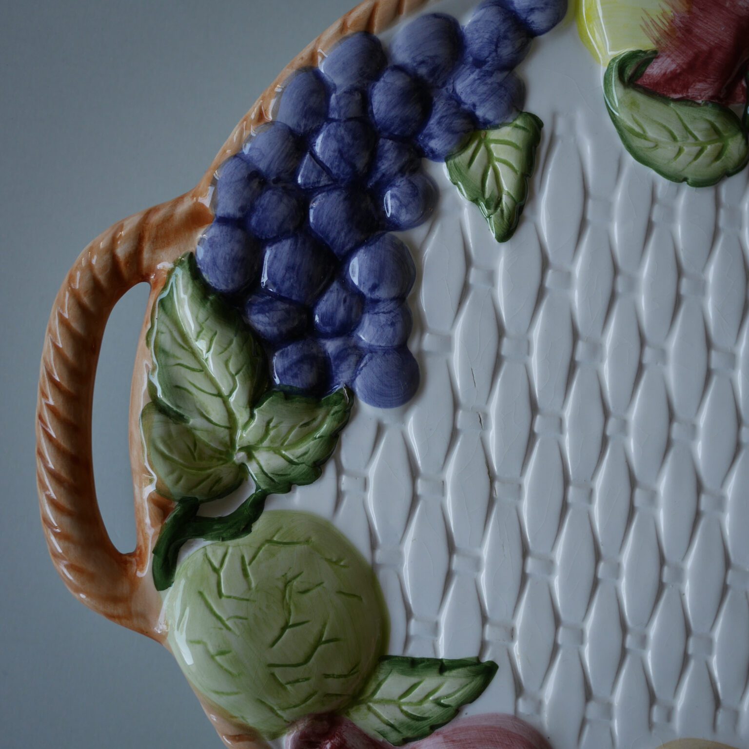 Stort Porcelæns Frugtfad
