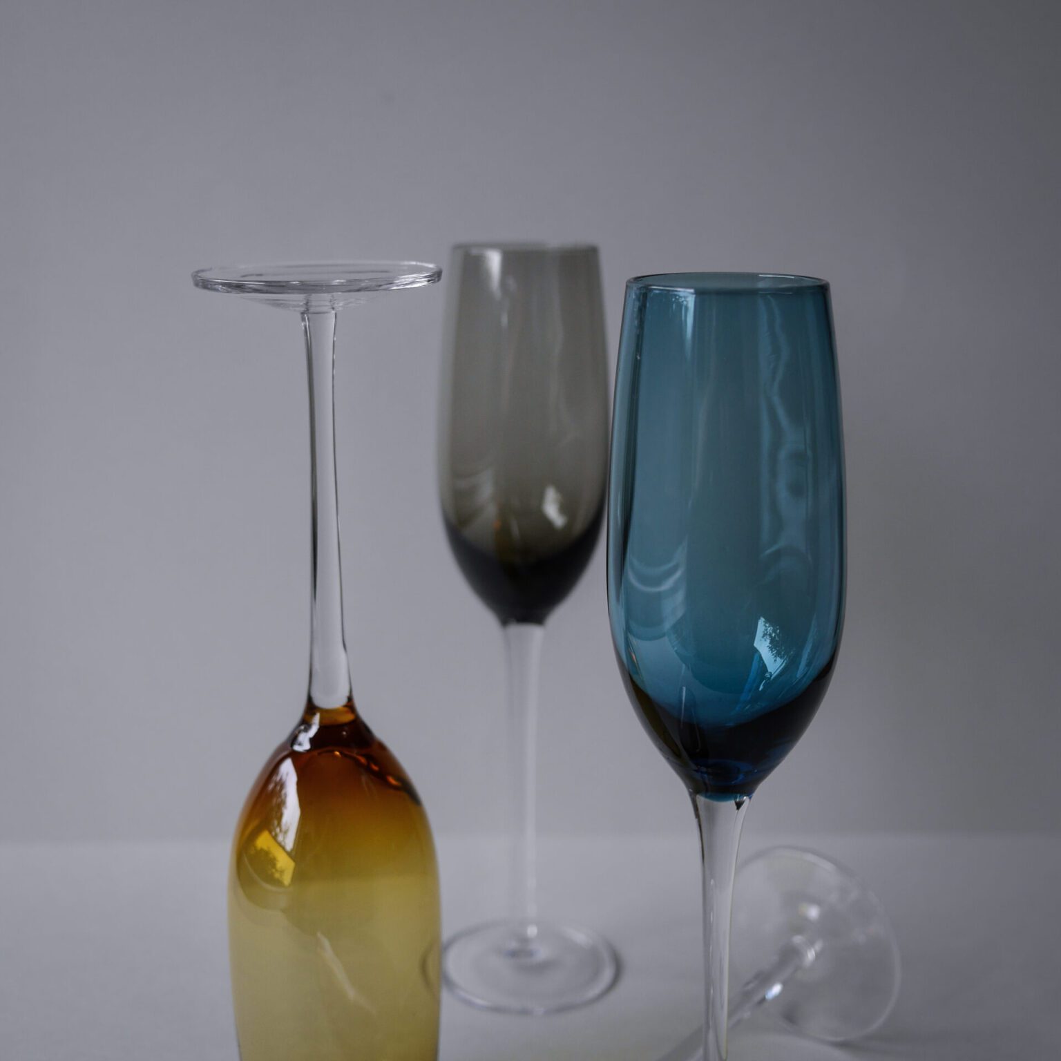Farvede Champagneglas 4