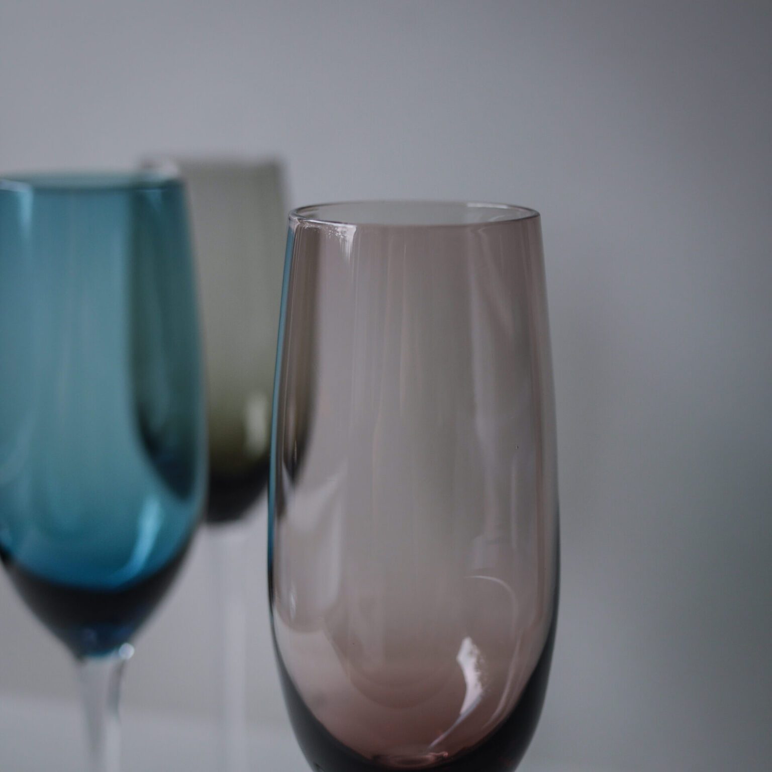 Farvede Champagneglas 1