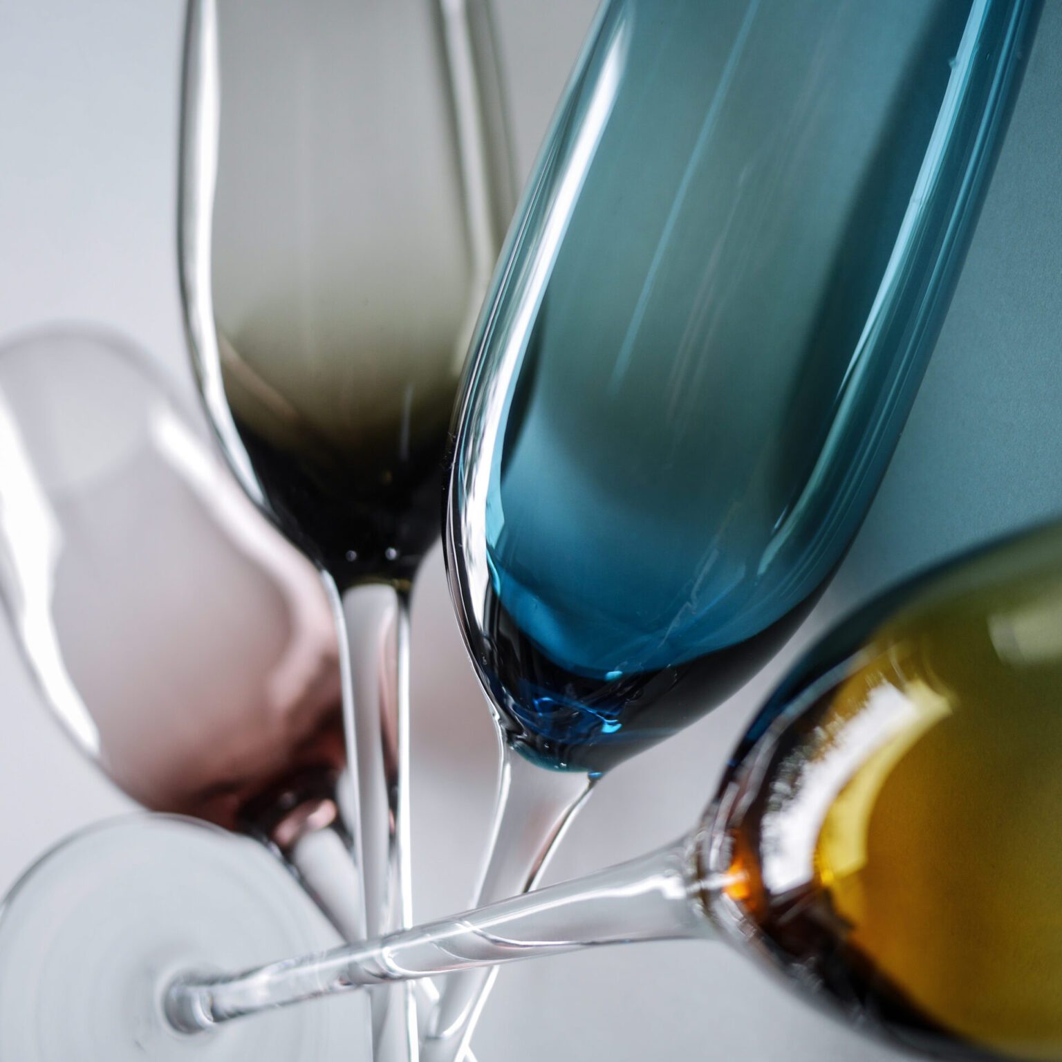 Farvede Champagneglas 5