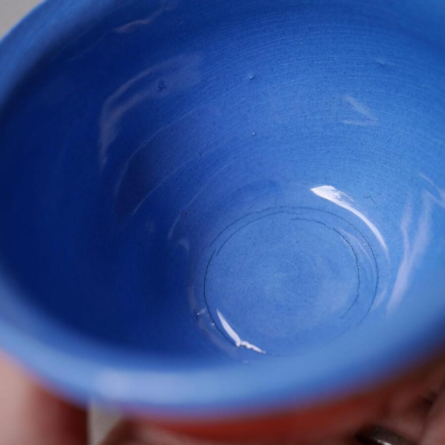 Blå Keramikskåle, 3 stk. 10