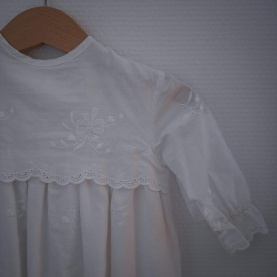 Hvid Vintage Dåbskjole 1