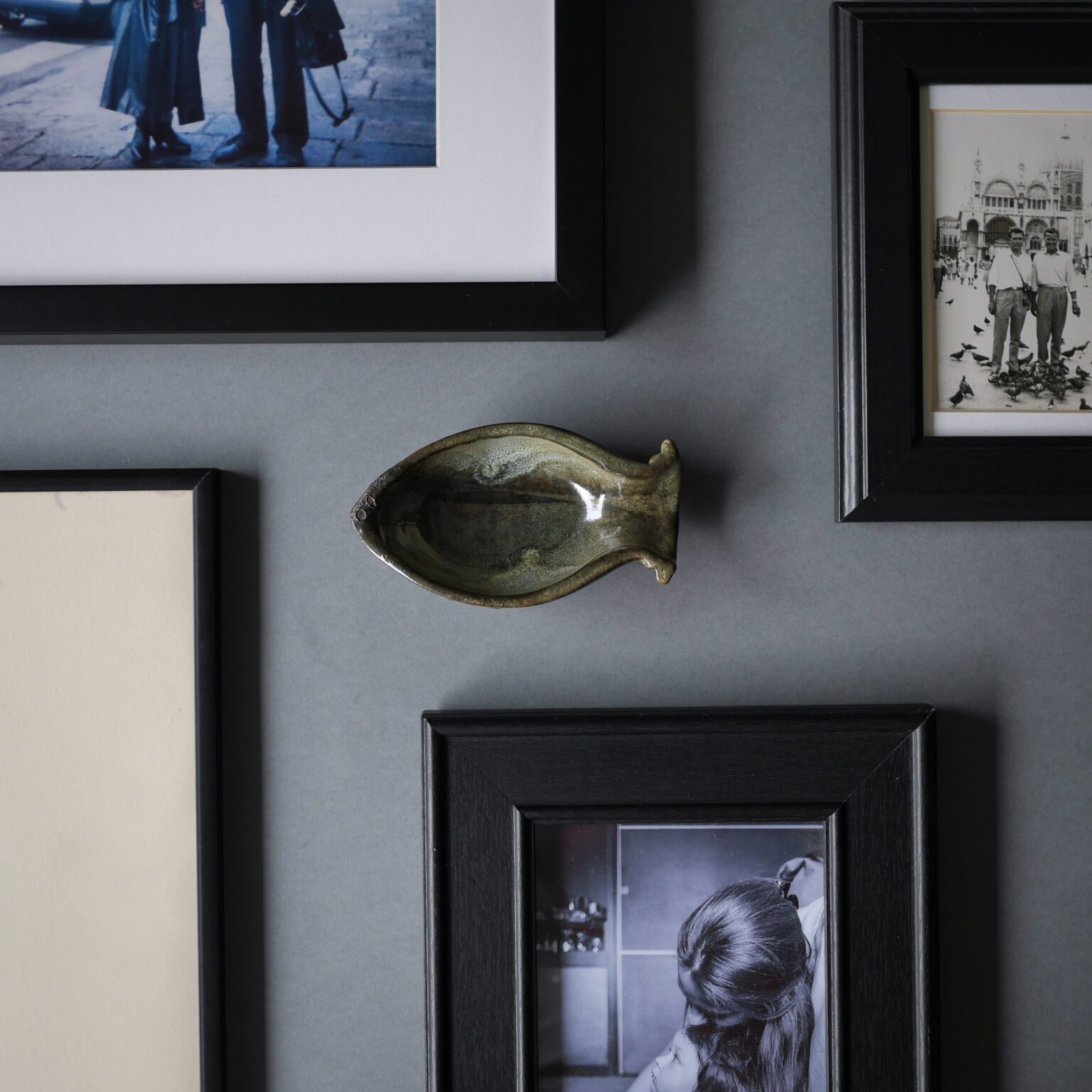 Keramik Vægfisk