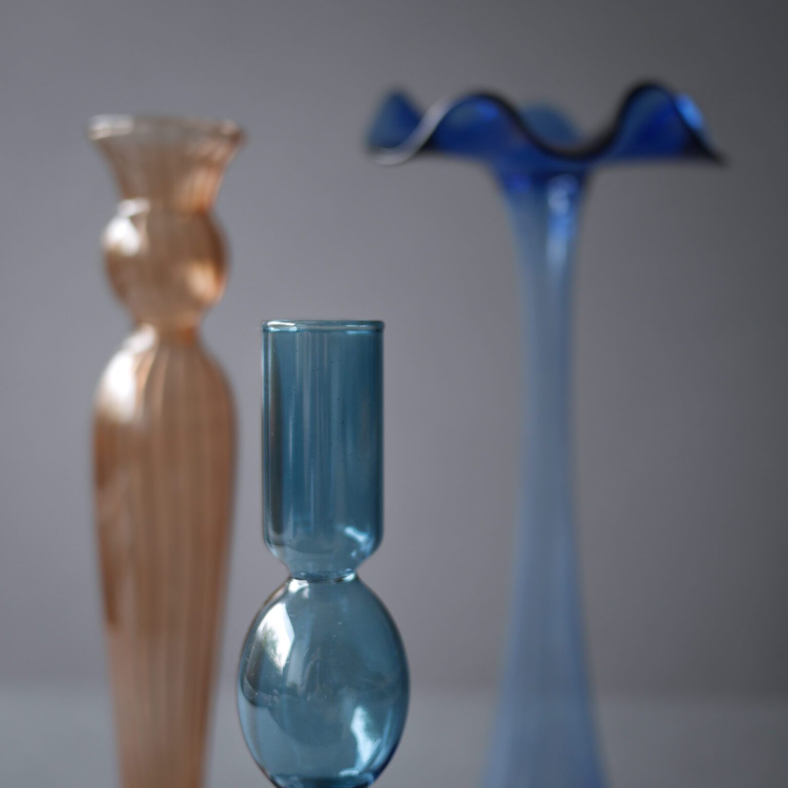 Glas Lysestager, 3 stk. 1