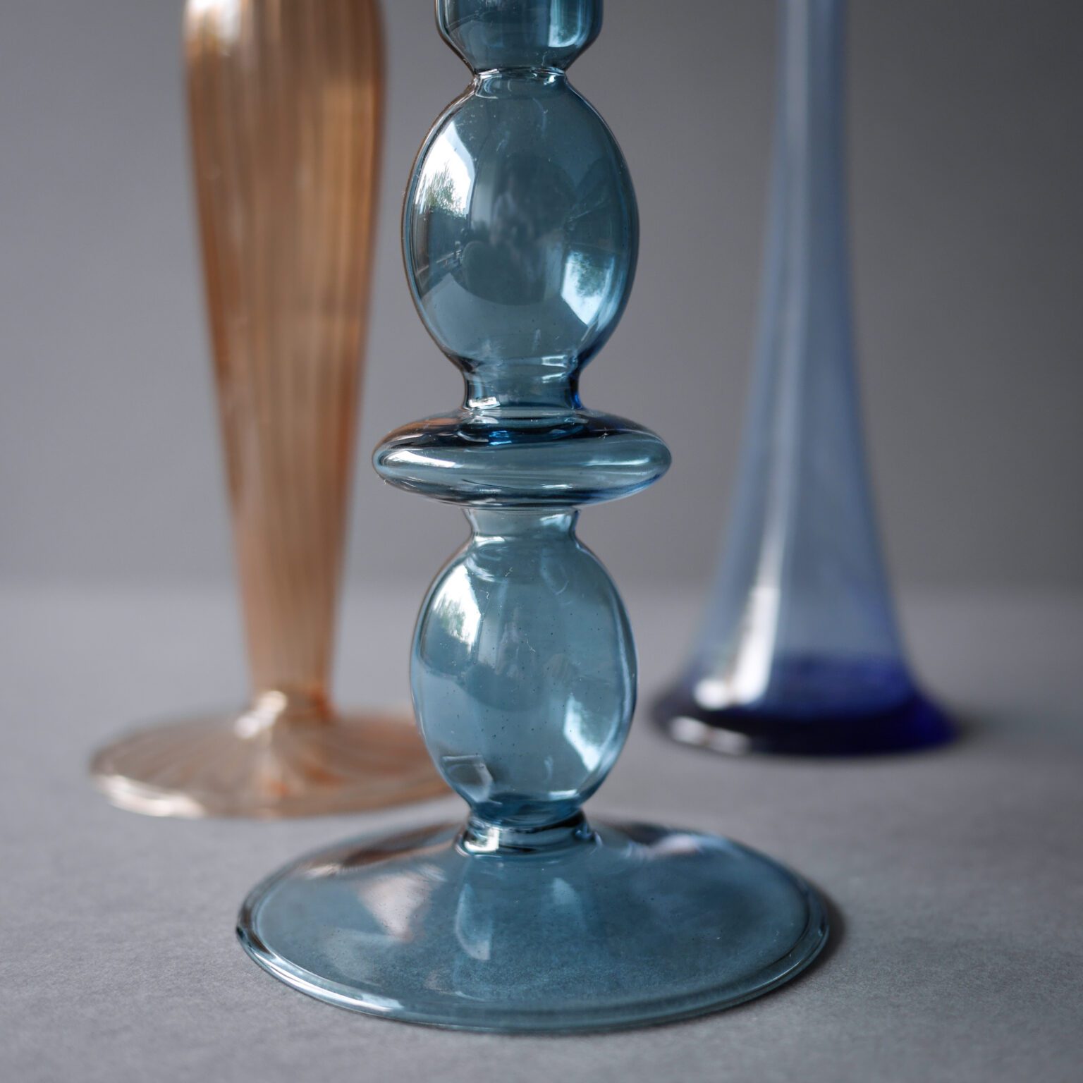 Glas Lysestager, 3 stk. 2