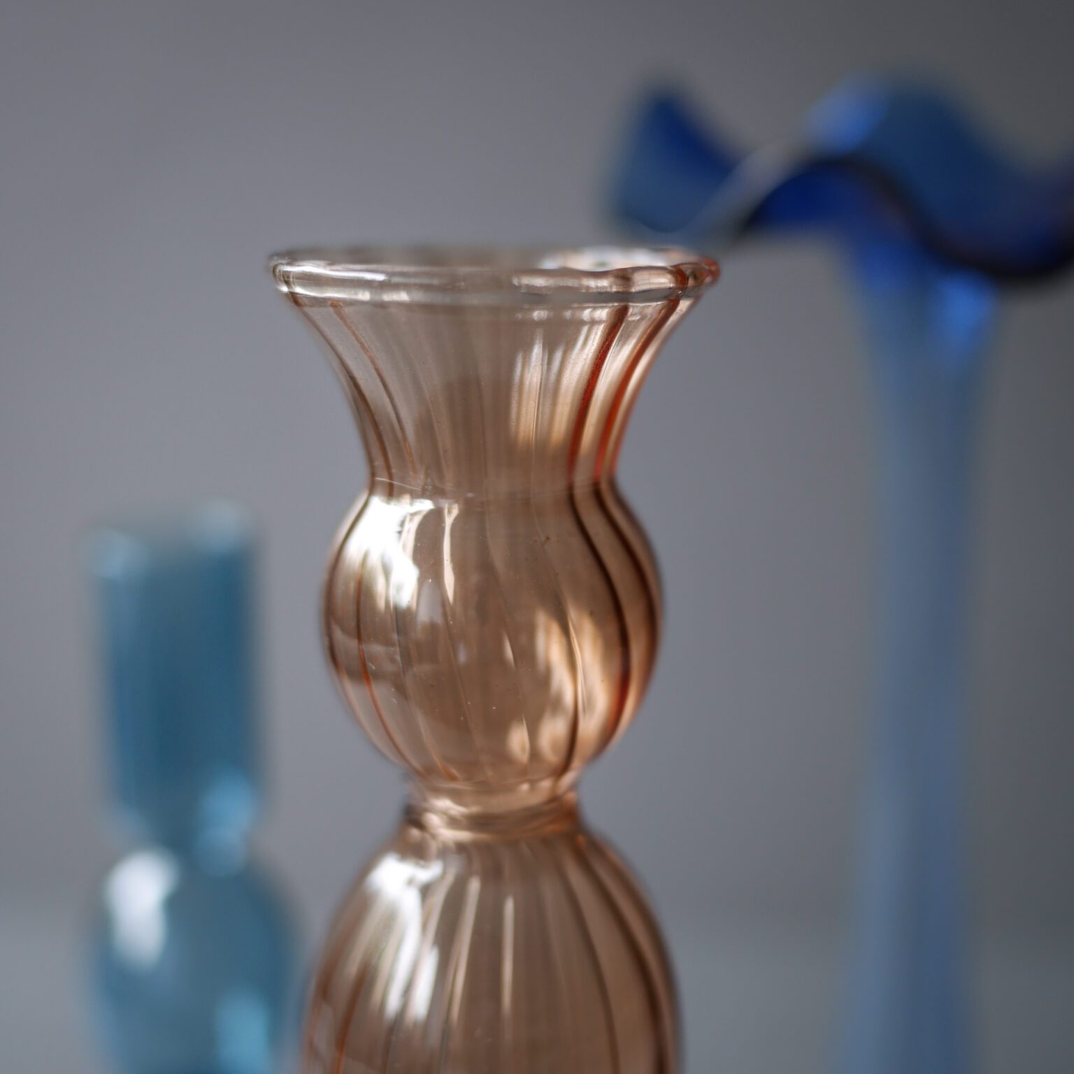 Glas Lysestager, 3 stk. 3