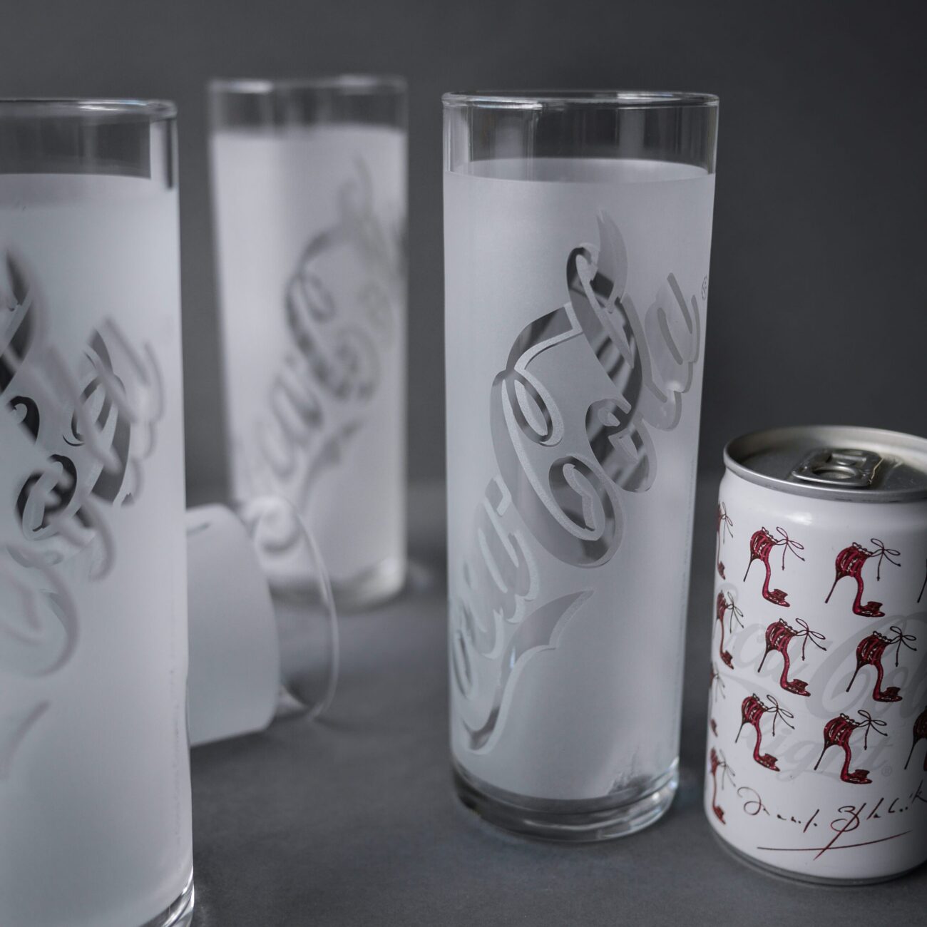 Retro Coca-Cola Glas, 4 stk. 4