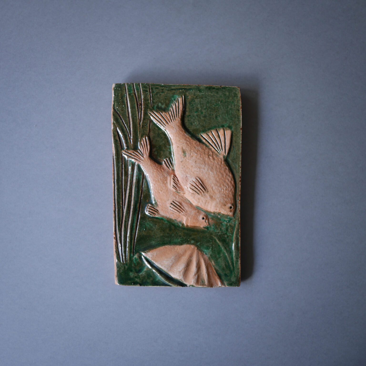 Fiske Keramikrelief 1