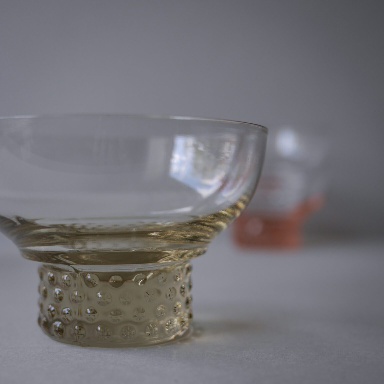 Små pastelfarvede Vintageglas, 6 stk. 7