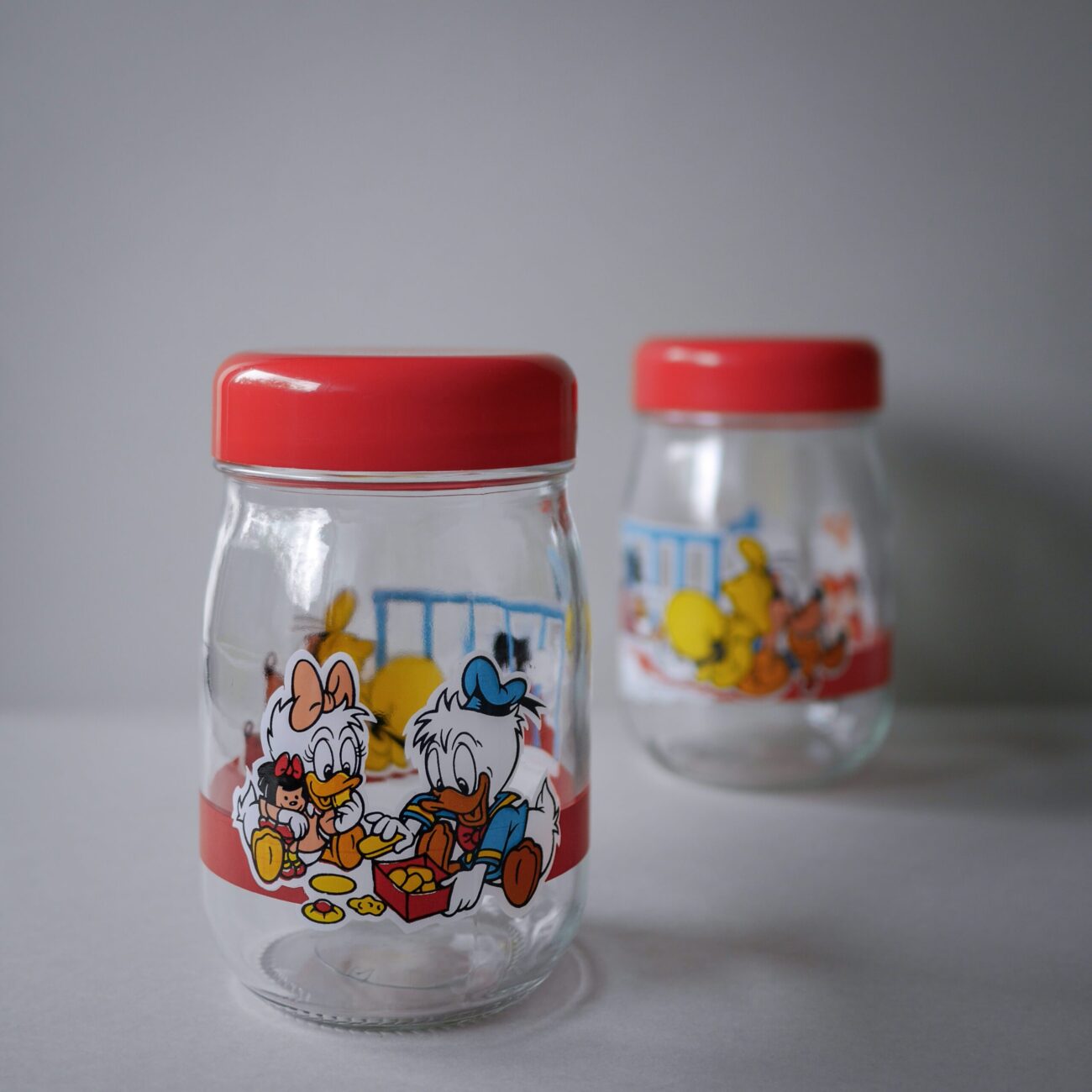 Glas krukker med Disney Babies