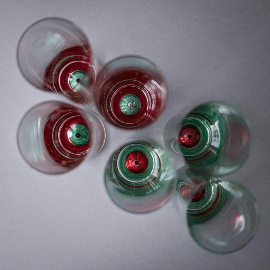 offer Globus Revolutionerende Glas med Farvet Bund, 6 stk. » my.wonderful.finds