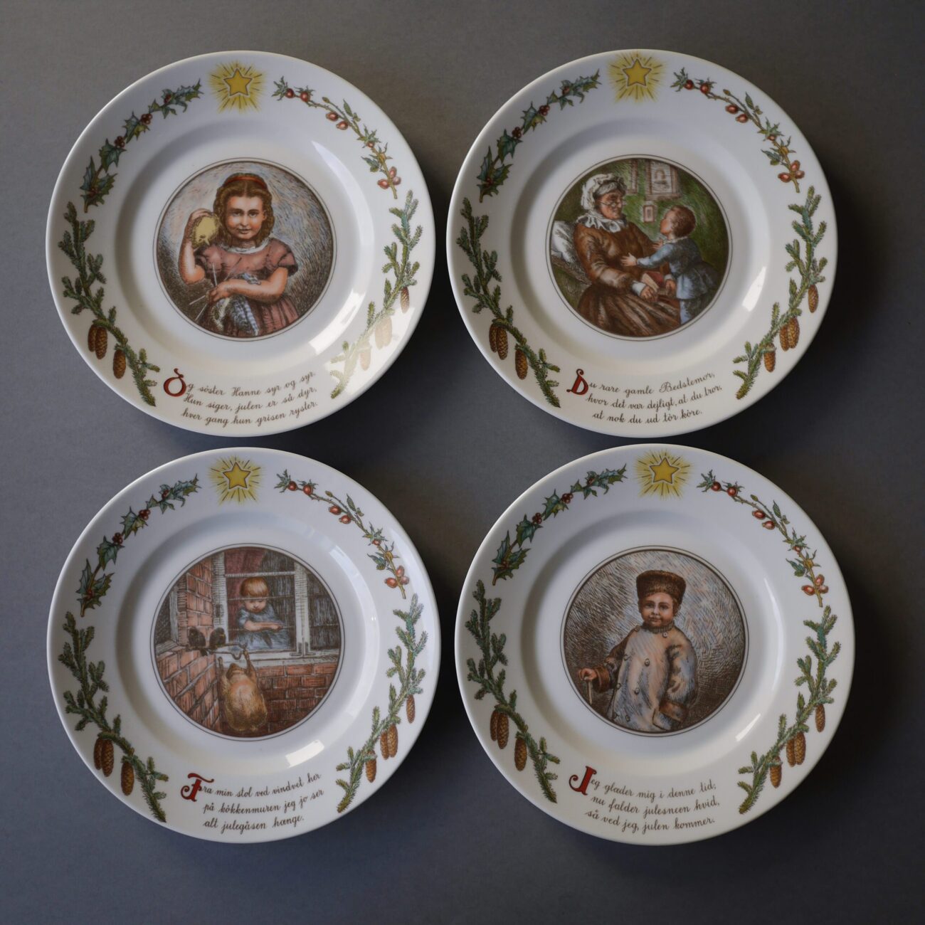 Peters Jul Tallerkner, 8 stk. 9