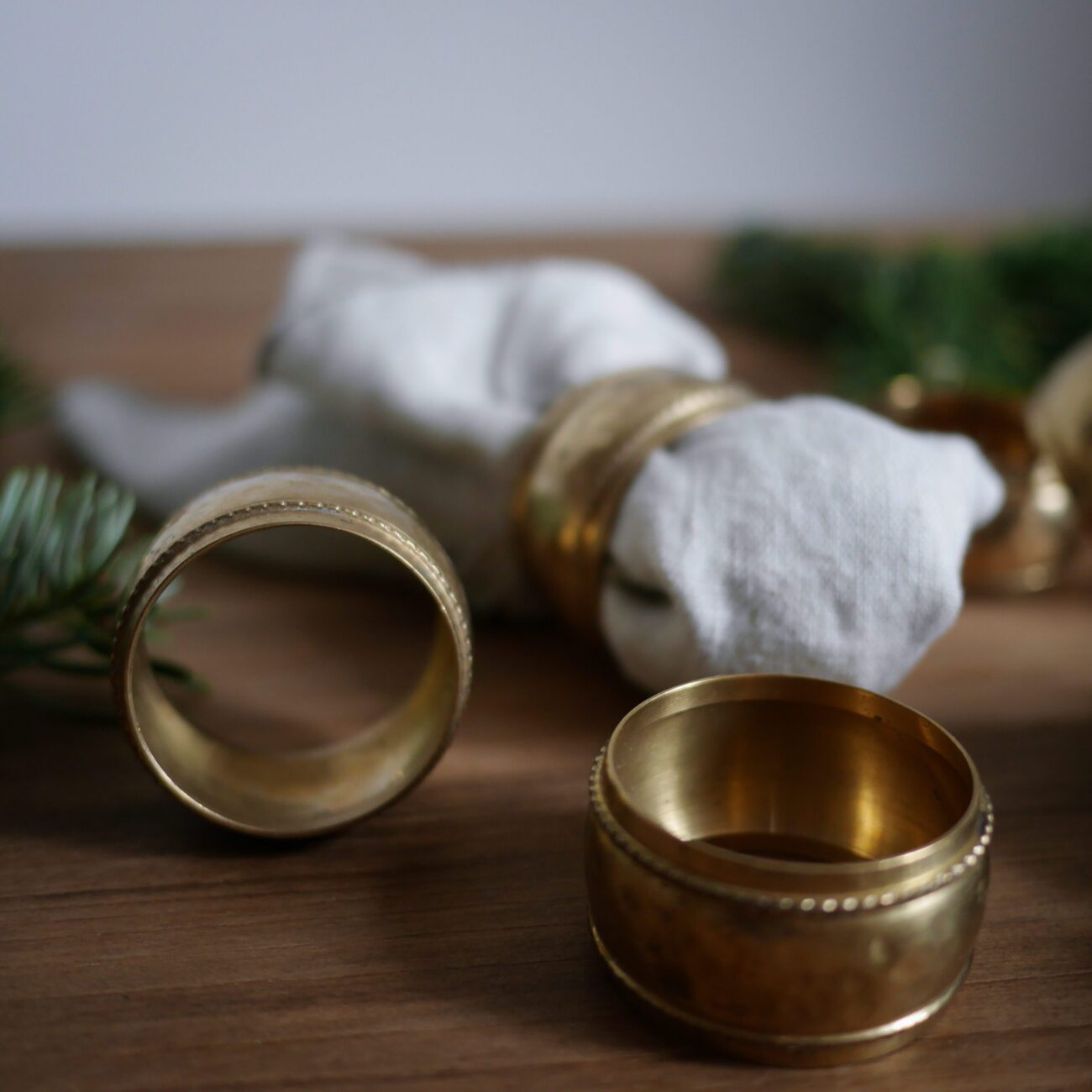 Guld Servietringe, 5 stk. 10