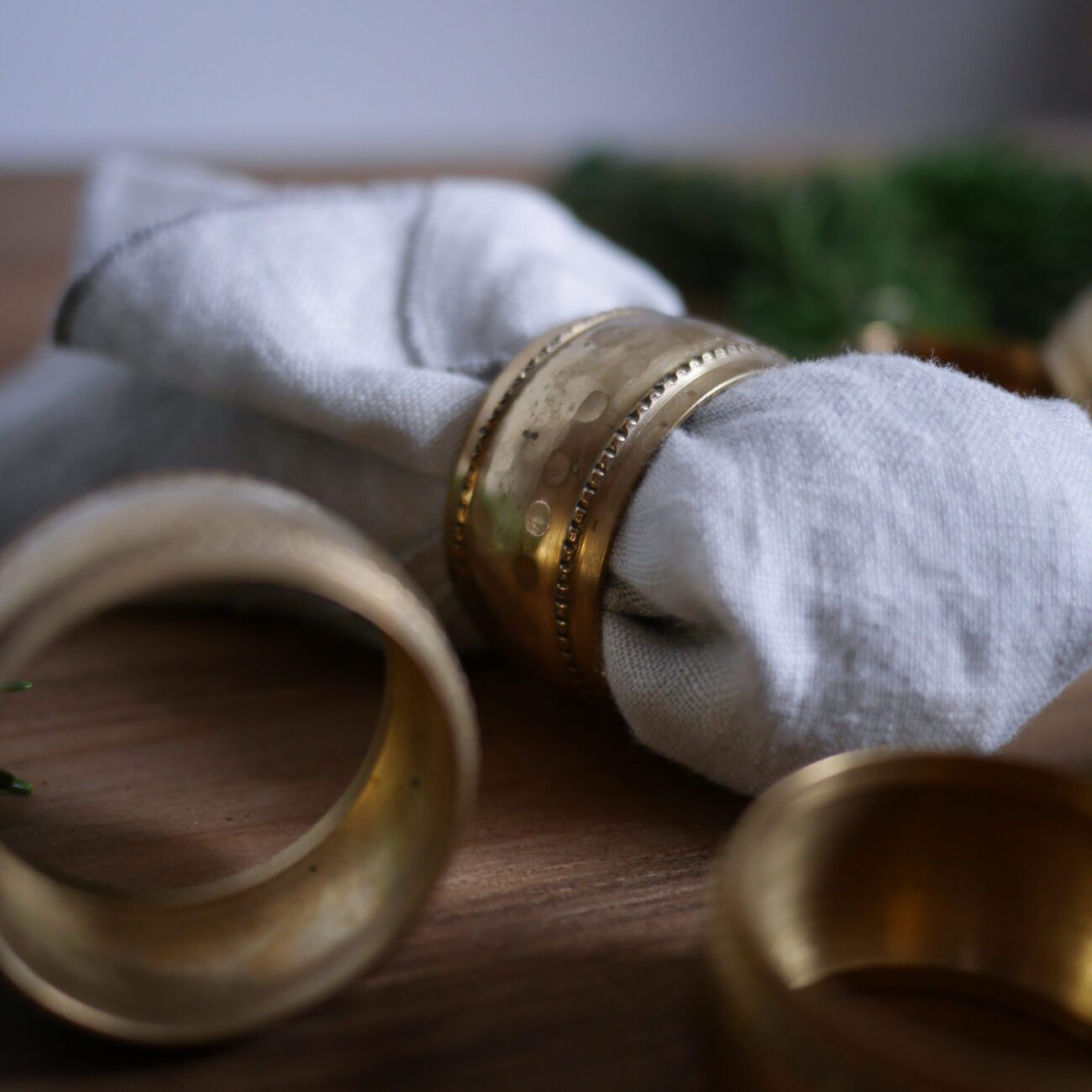 Guld Servietringe, 5 stk. 6