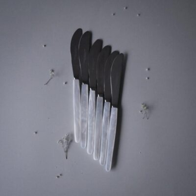 Hvide Perlemors Knive