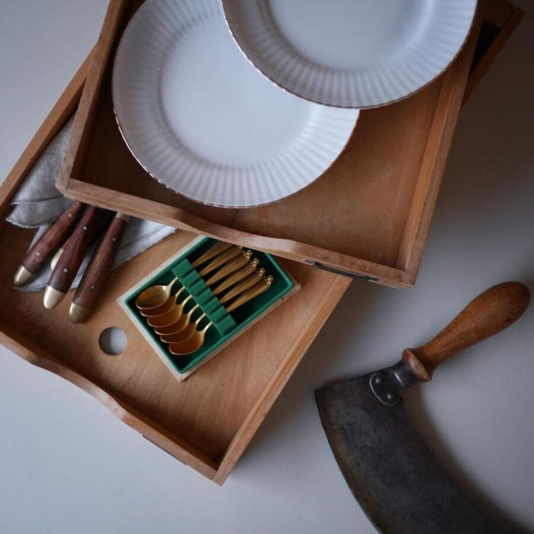 Vintage Messingskeer, 6 stk.