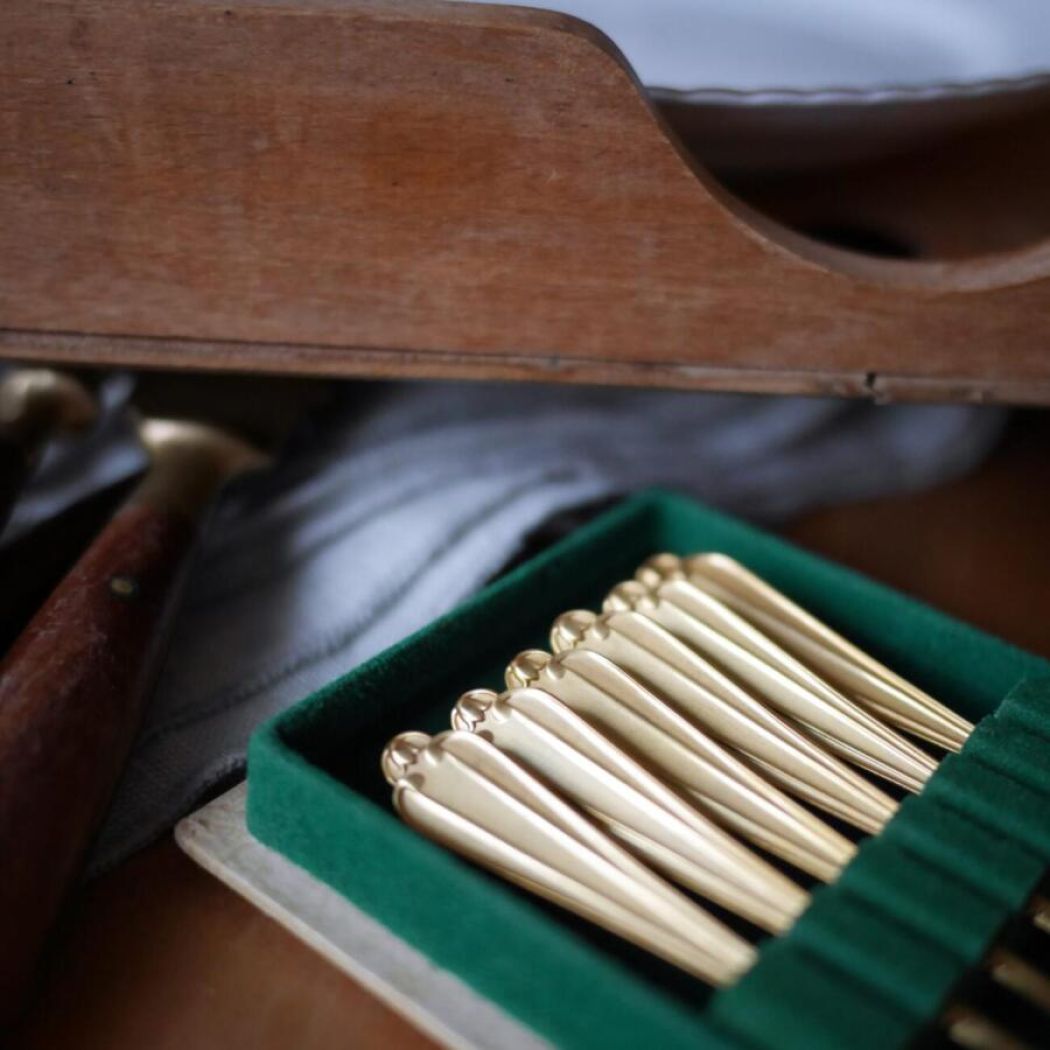 Vintage Messingskeer, 6 stk.