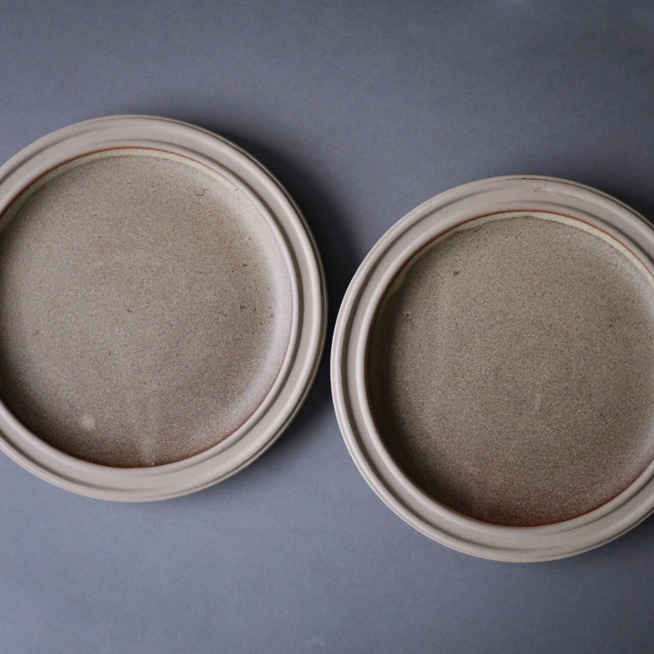 Rustikke Beige Tallerkner, 6 stk.