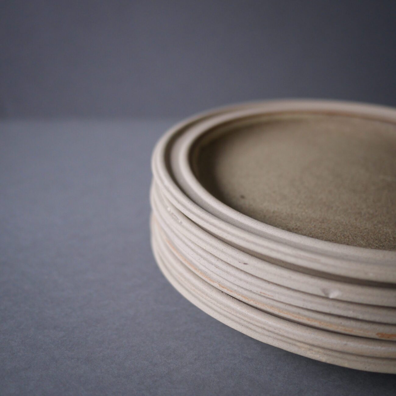 Rustikke Beige Tallerkner, 6 stk.