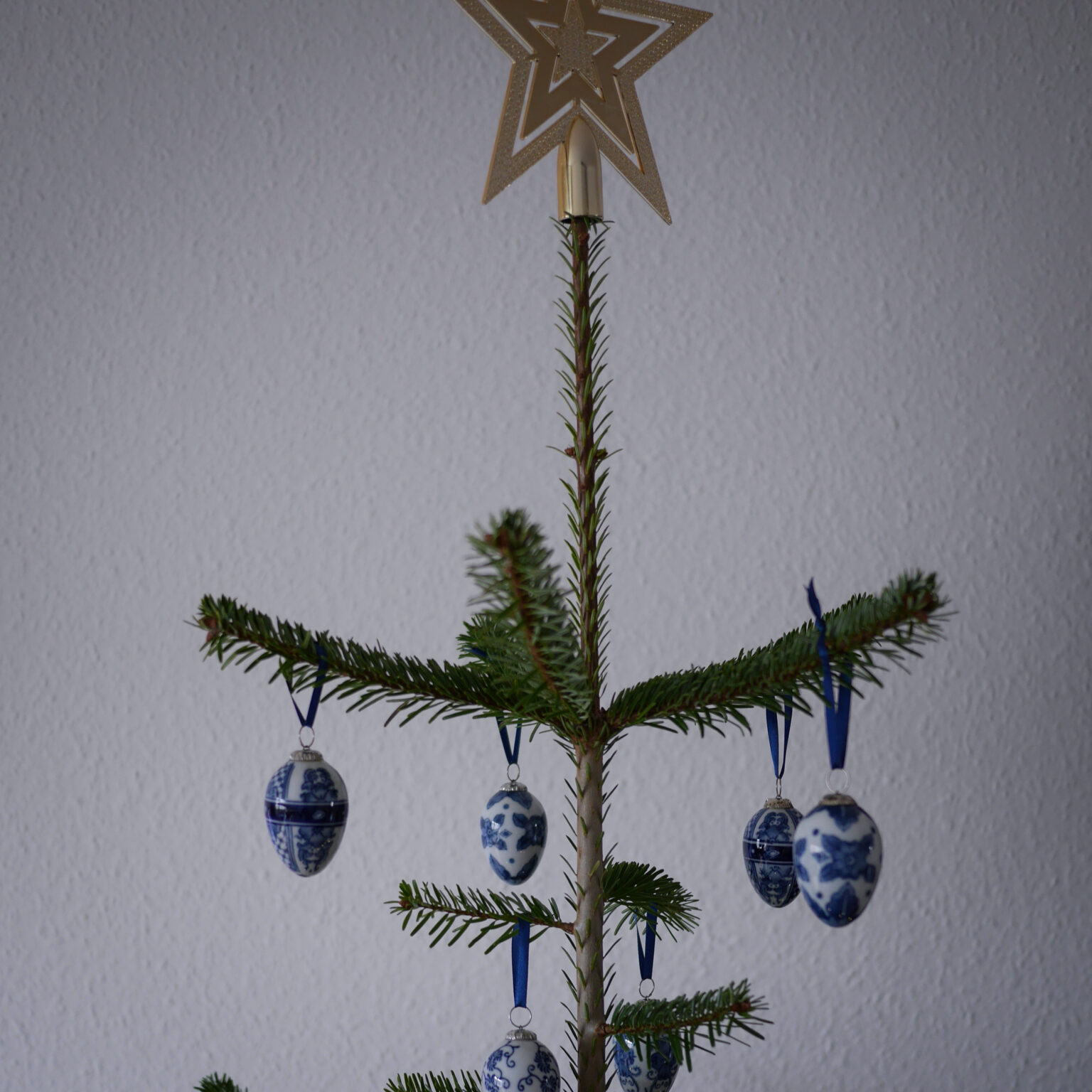Blåmønstrede Porcelænsæg, 10 stk.