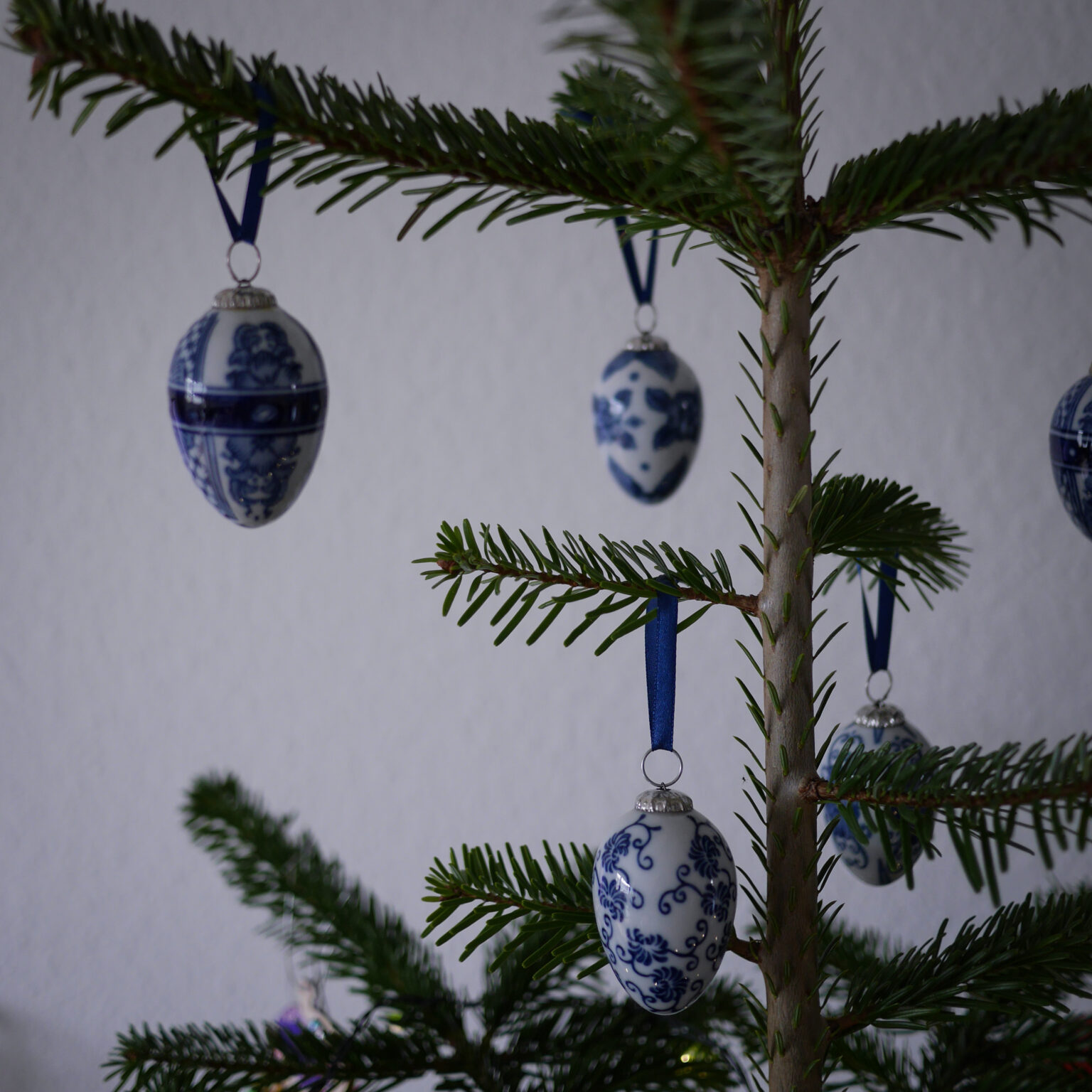 Blåmønstrede Porcelænsæg, 10 stk. 1