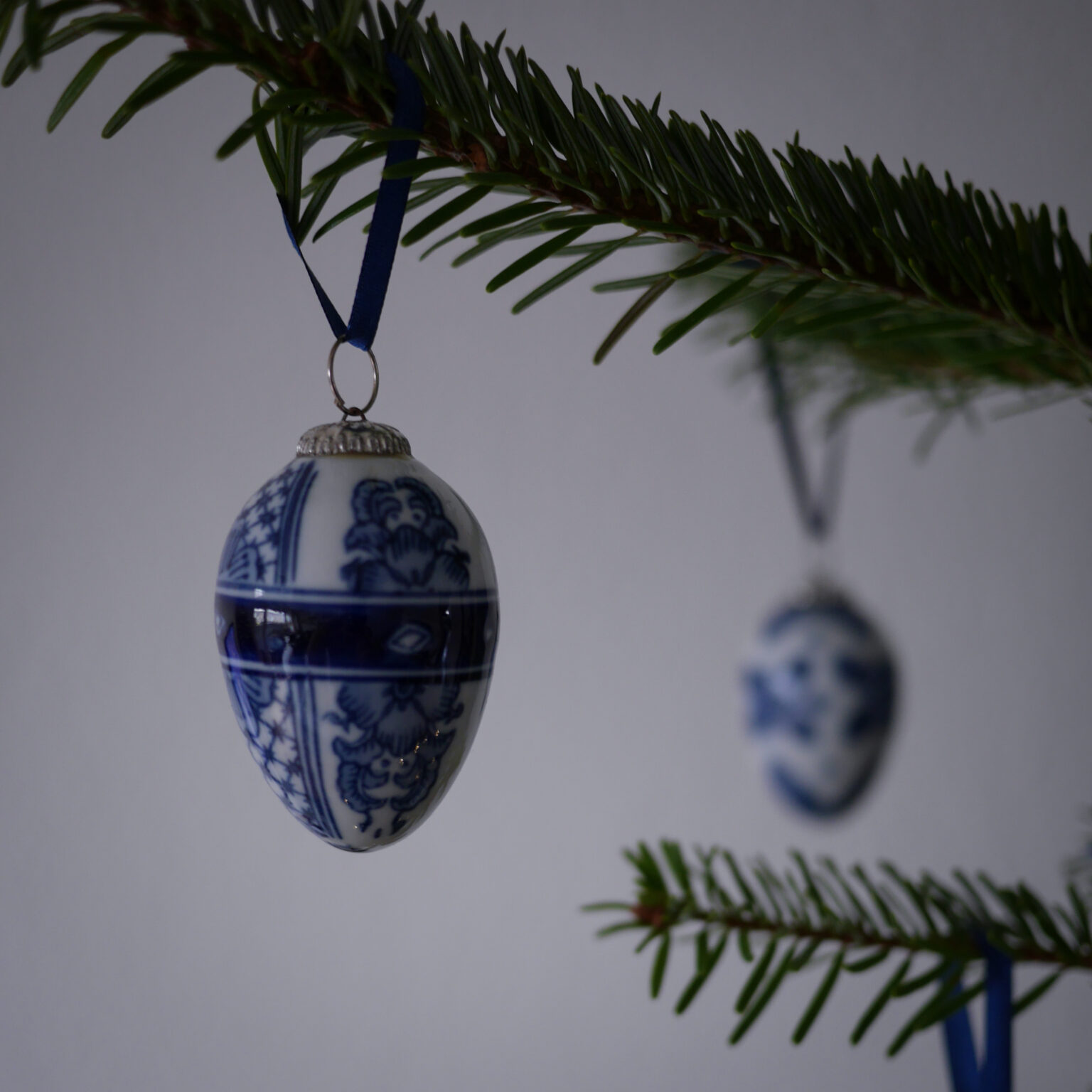 Blåmønstrede Porcelænsæg, 10 stk. 2
