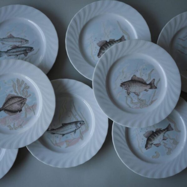 Fisketallerkner med swirl